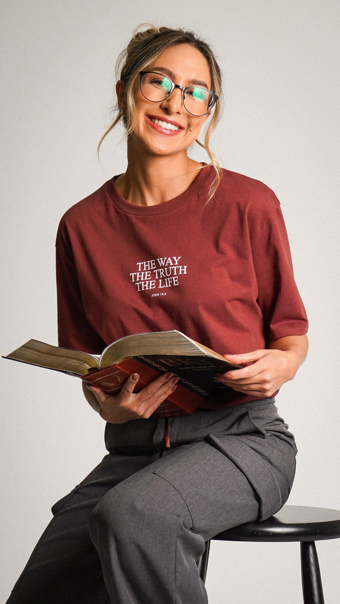 Camiseta Oversized Bordô - The Truth