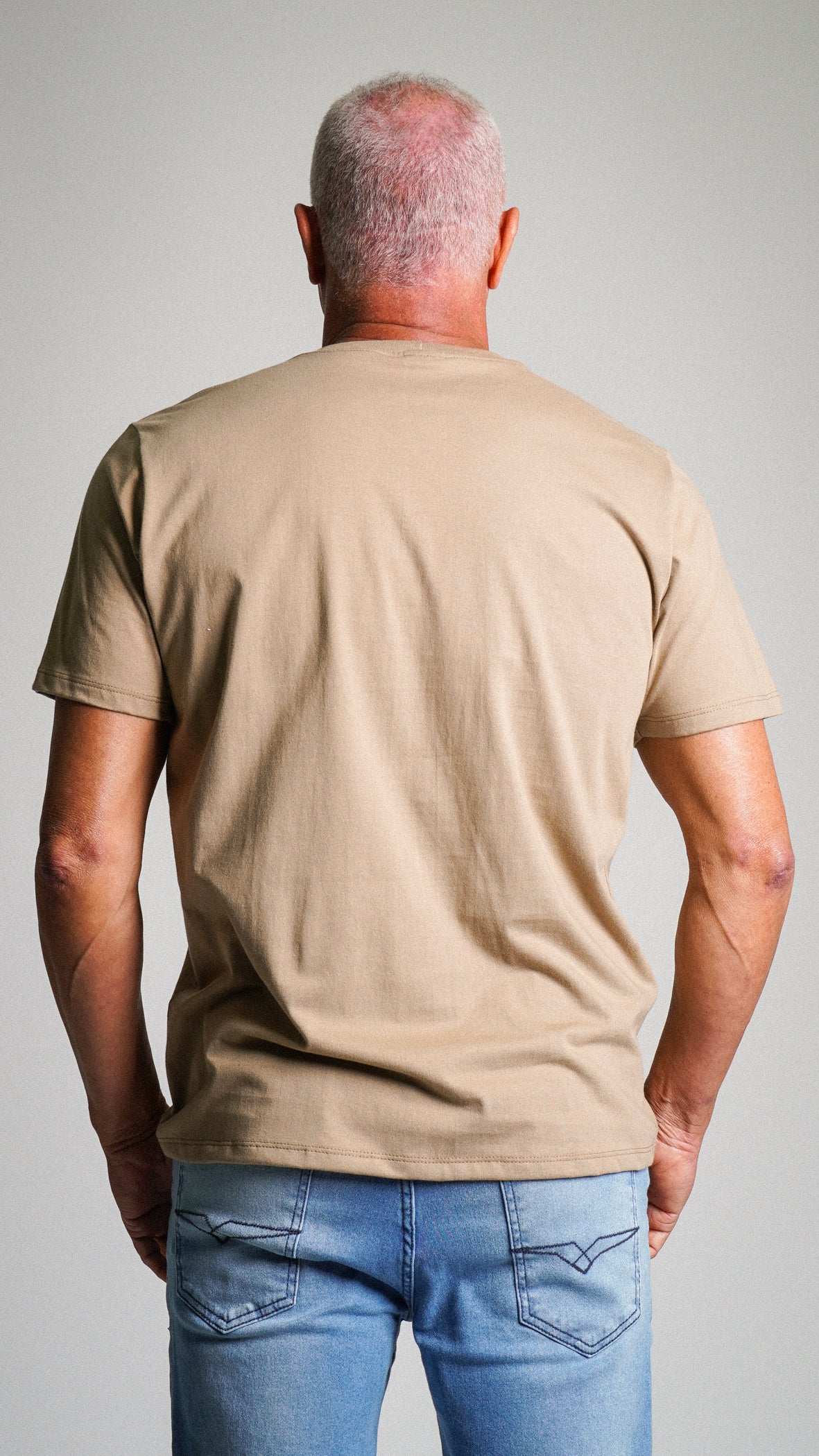 Camiseta Estampada Power - Caqui