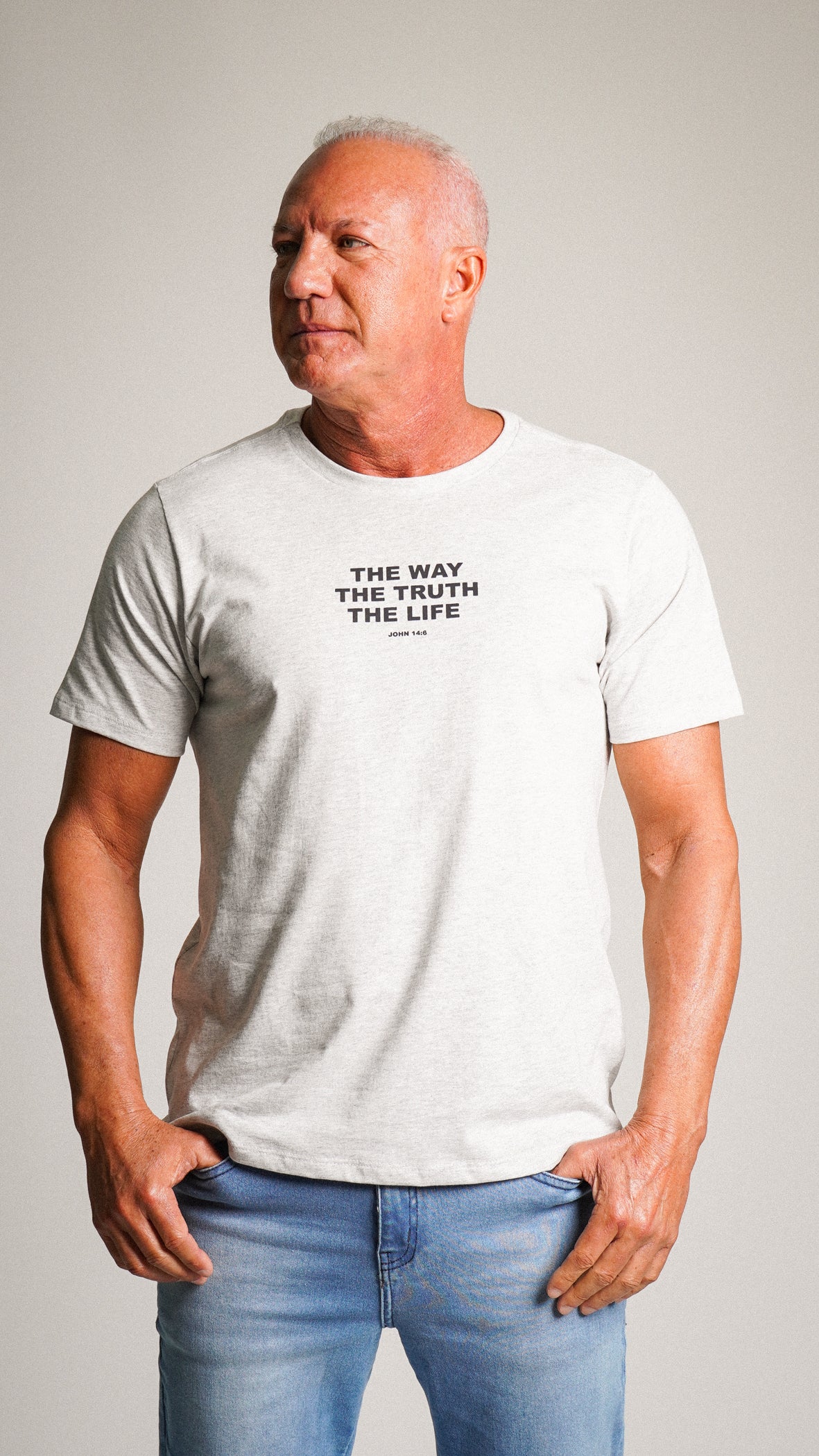 Camiseta Estampada The Truth - Cinza