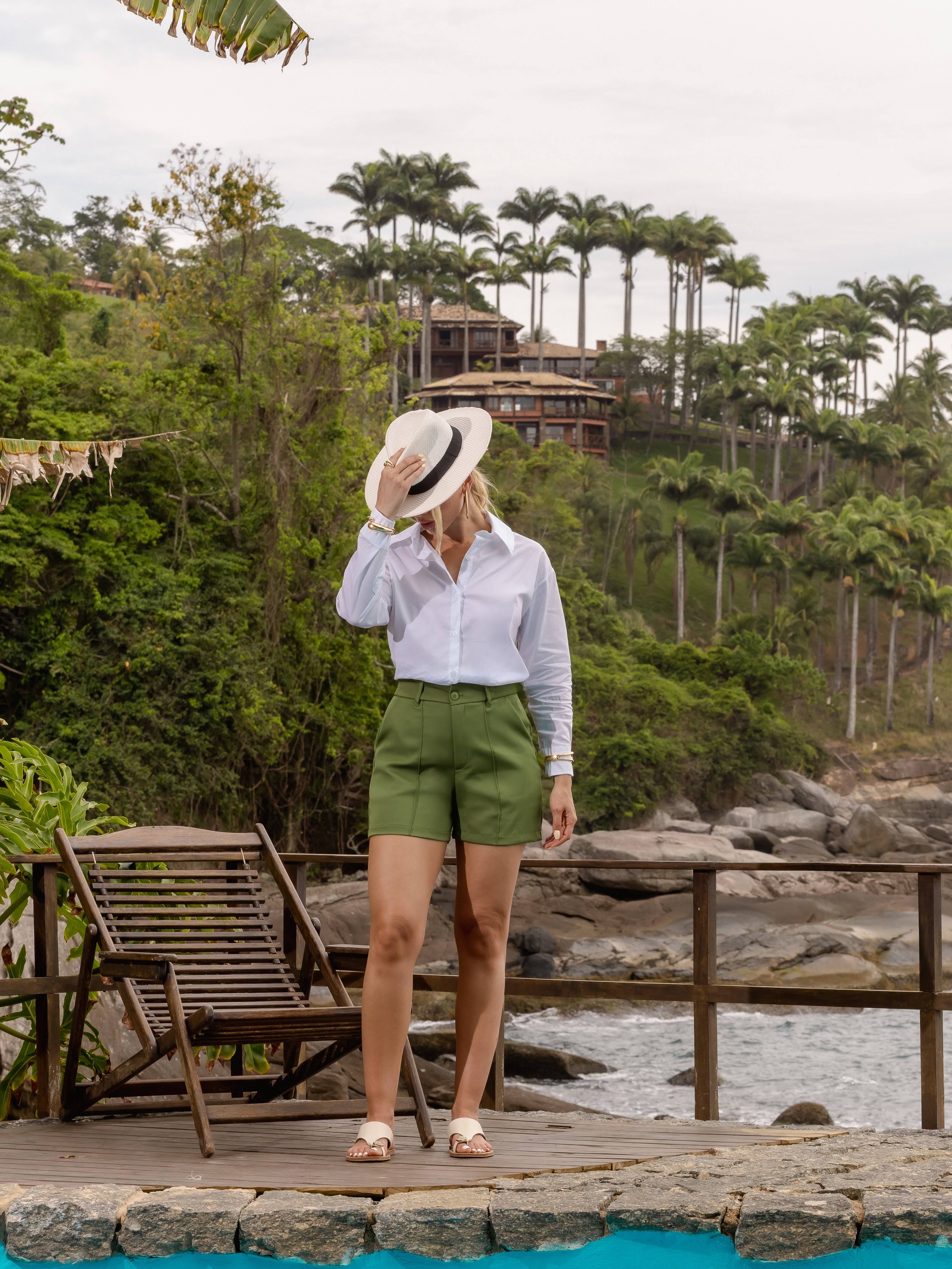 Bermuda Alfaiataria - Verde