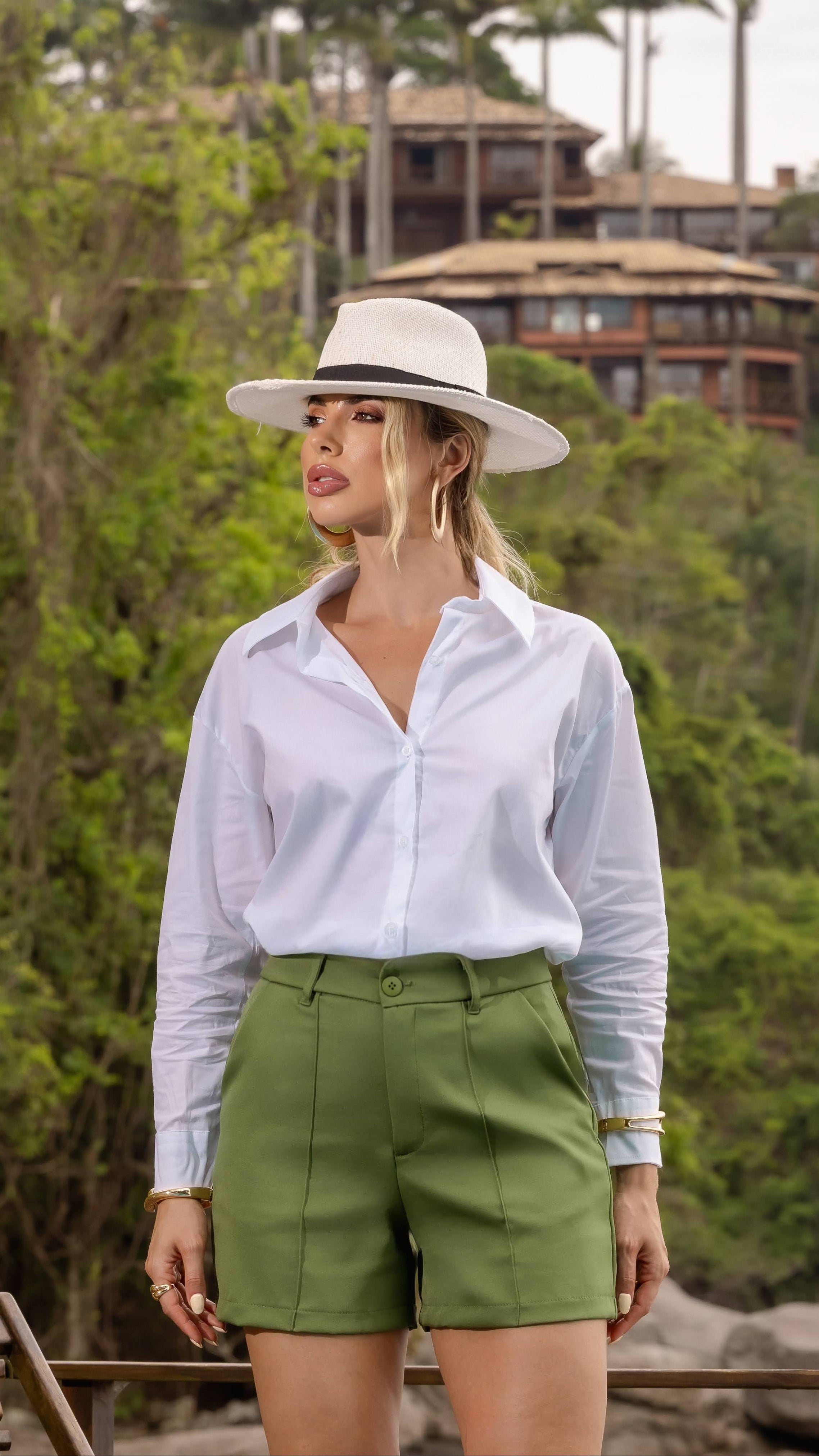 Bermuda Alfaiataria - Verde