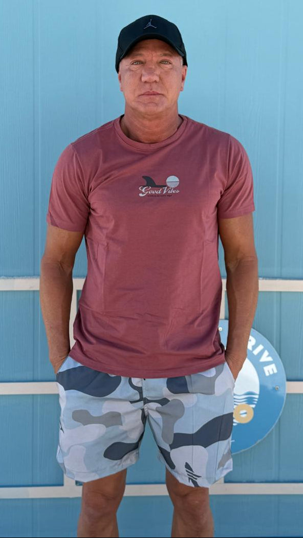 Camiseta Estampada Good Vibes - Rosa