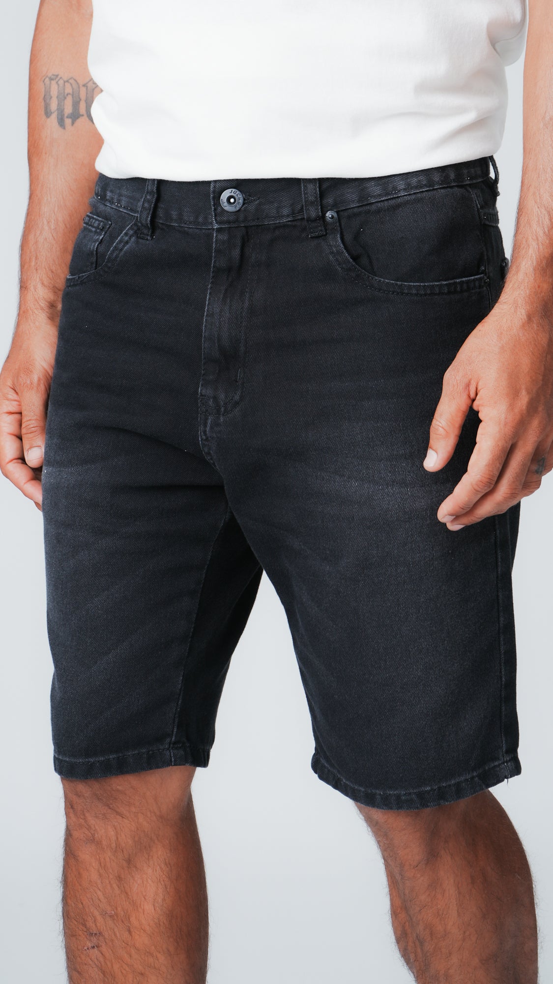 Bermuda Jeans - Black