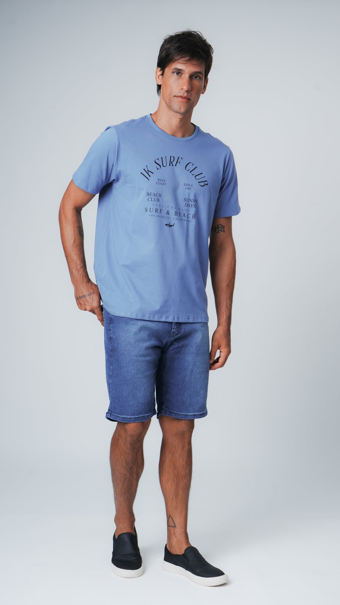 Bermuda Jeans - Escura