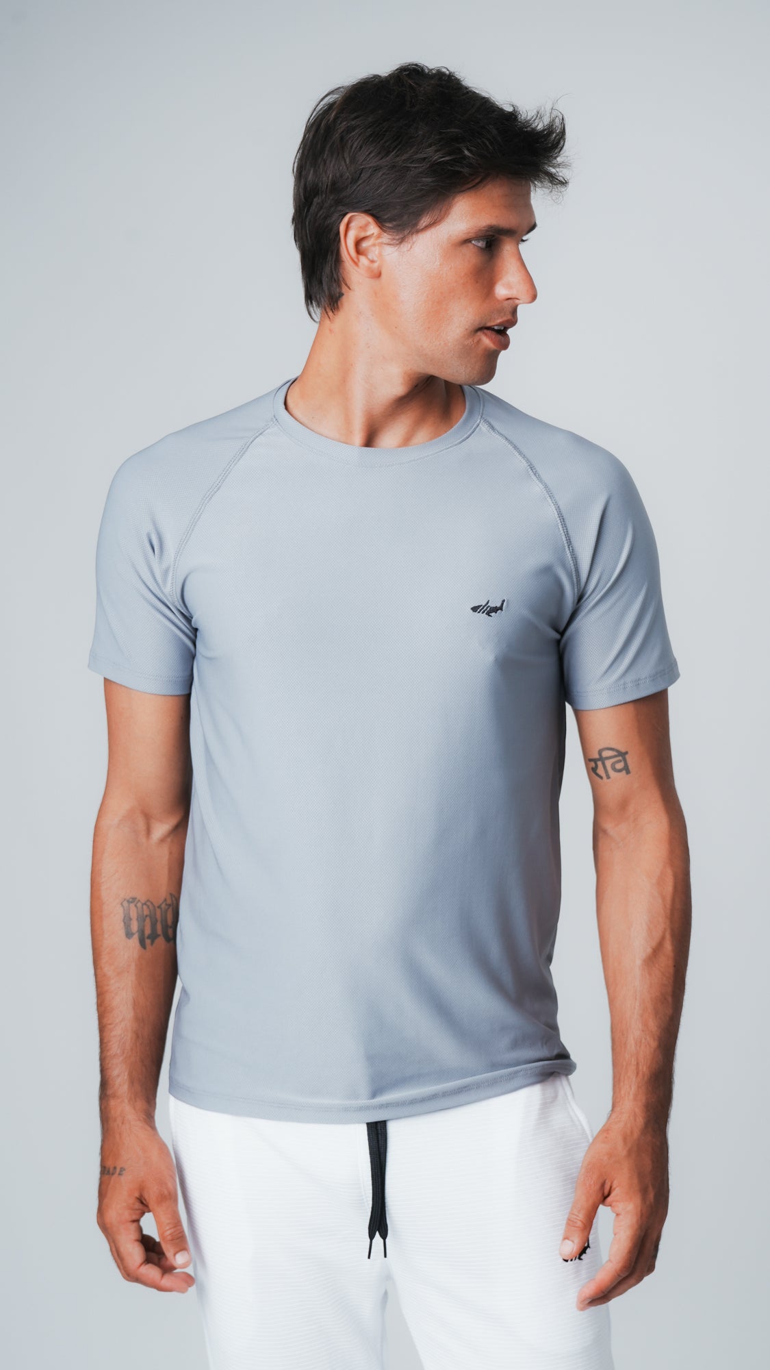 Camiseta Slim Dry Fit - Grafite