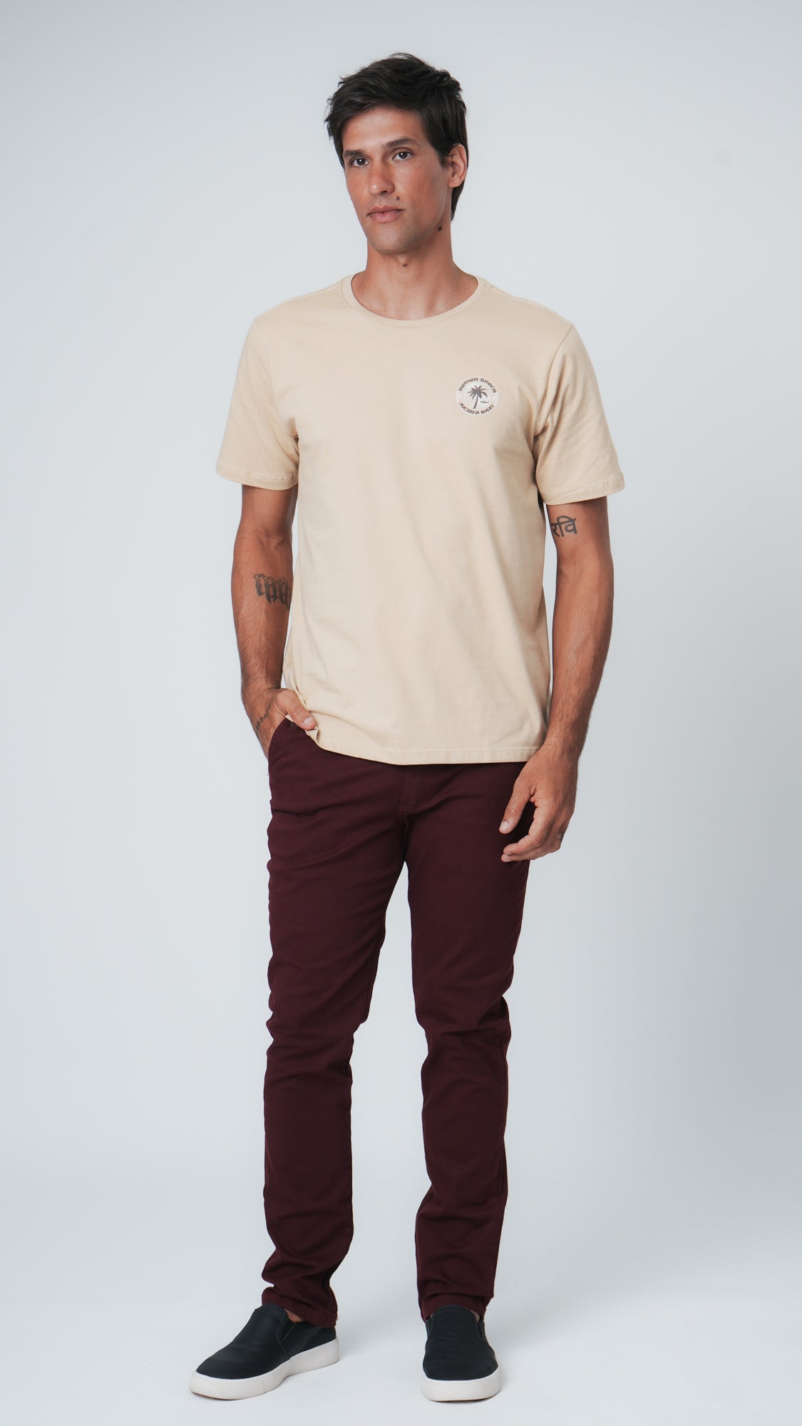 Camiseta Estampada Jocko's - Caqui