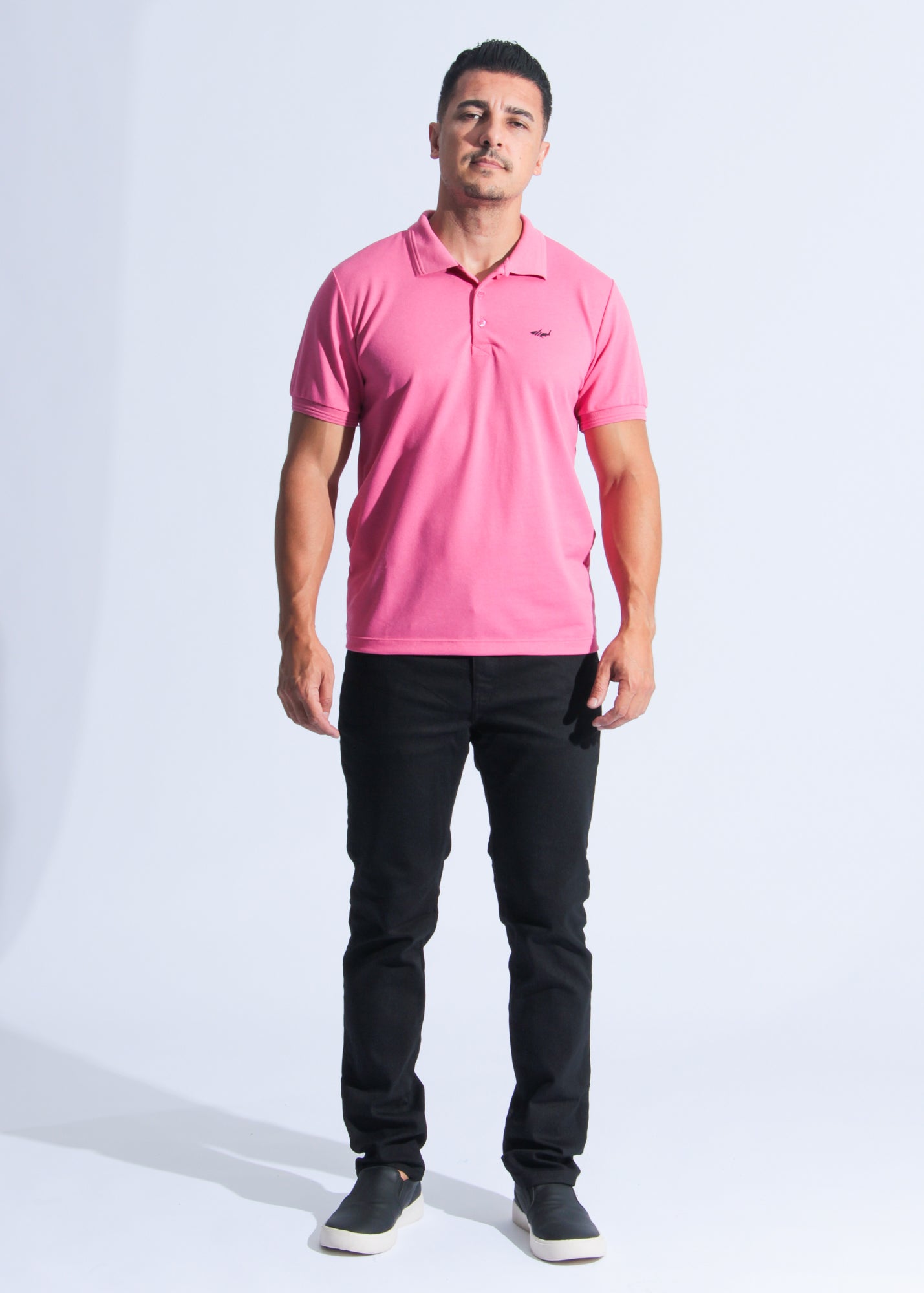 Camisa Polo Piquet - Rosa