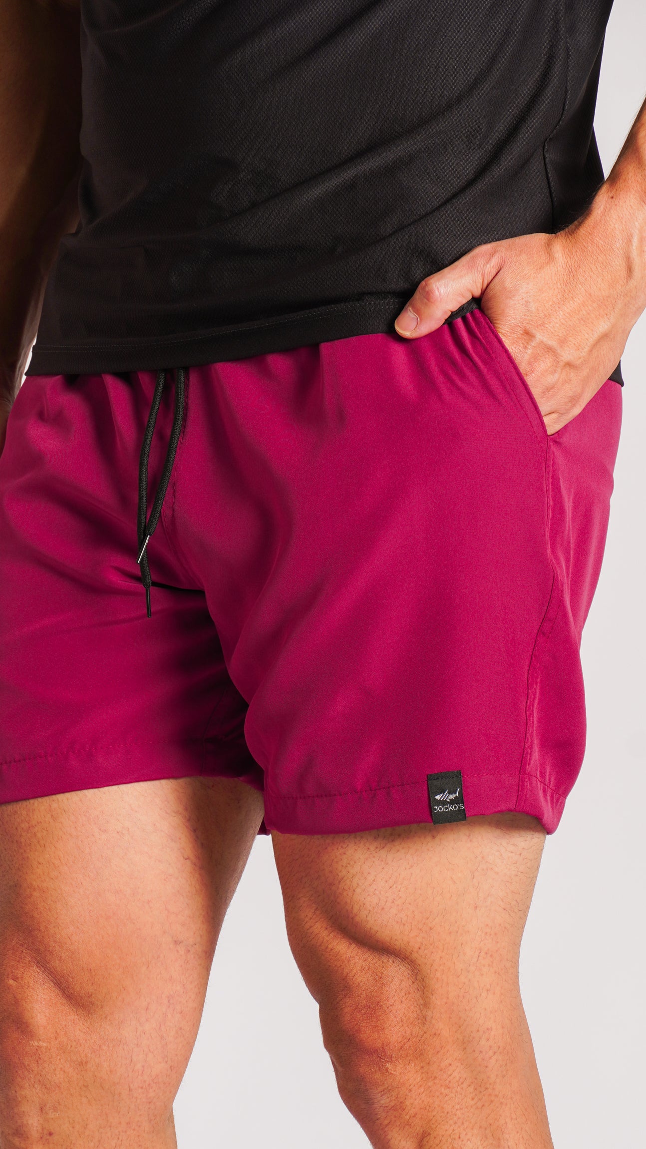 Bermuda Microfibra Curta Lisa - Fúcsia