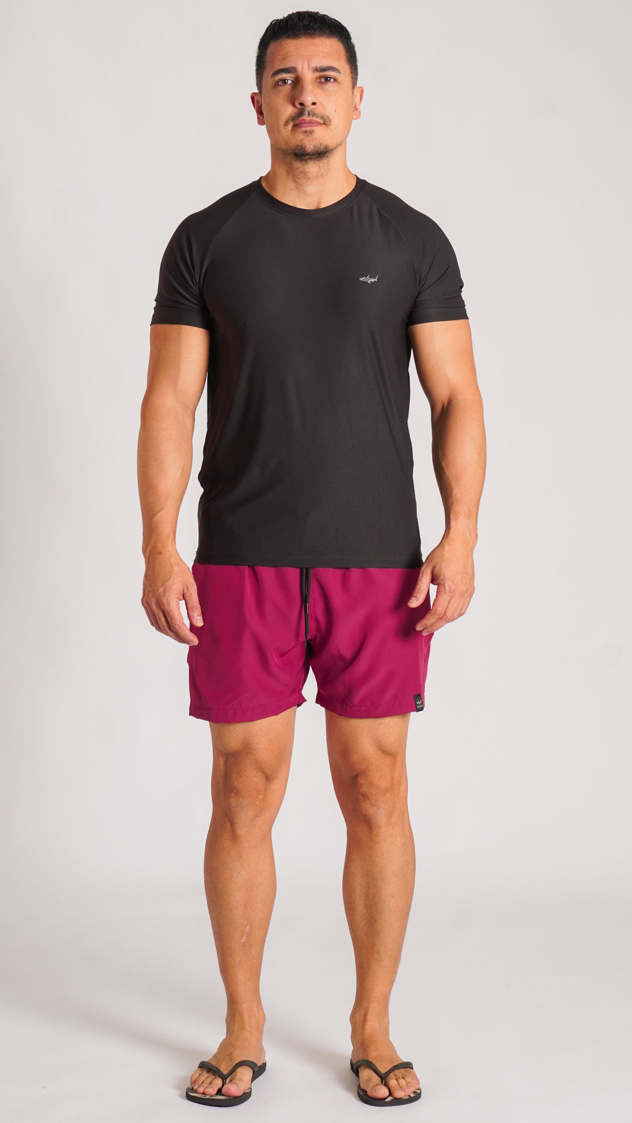 Bermuda Microfibra Curta Lisa - Fúcsia