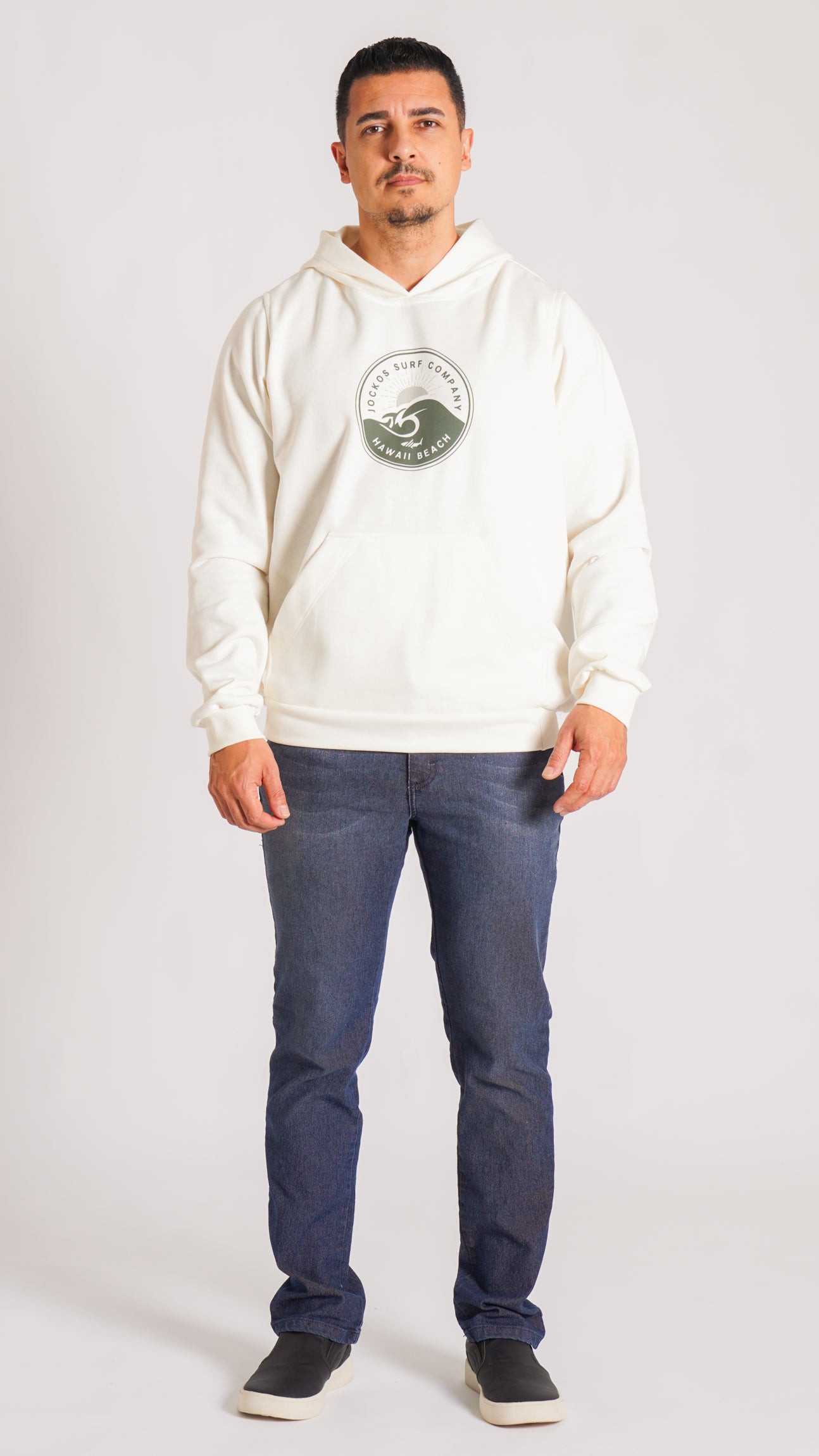 Moletom Canguru Premium - Off White