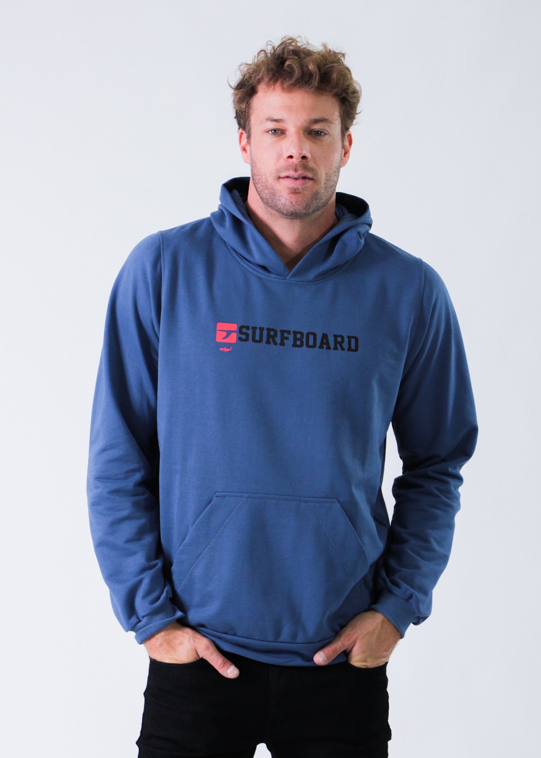 Canguru Moletom Surfboard - Azul