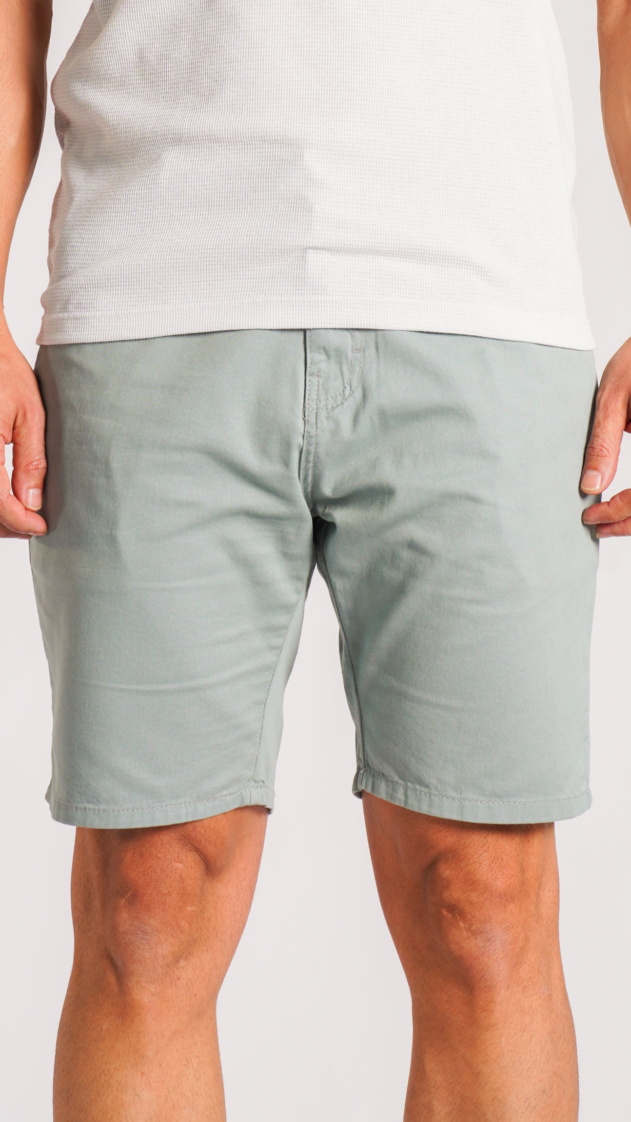 Bermuda Sarja Bolso Faca - Verde