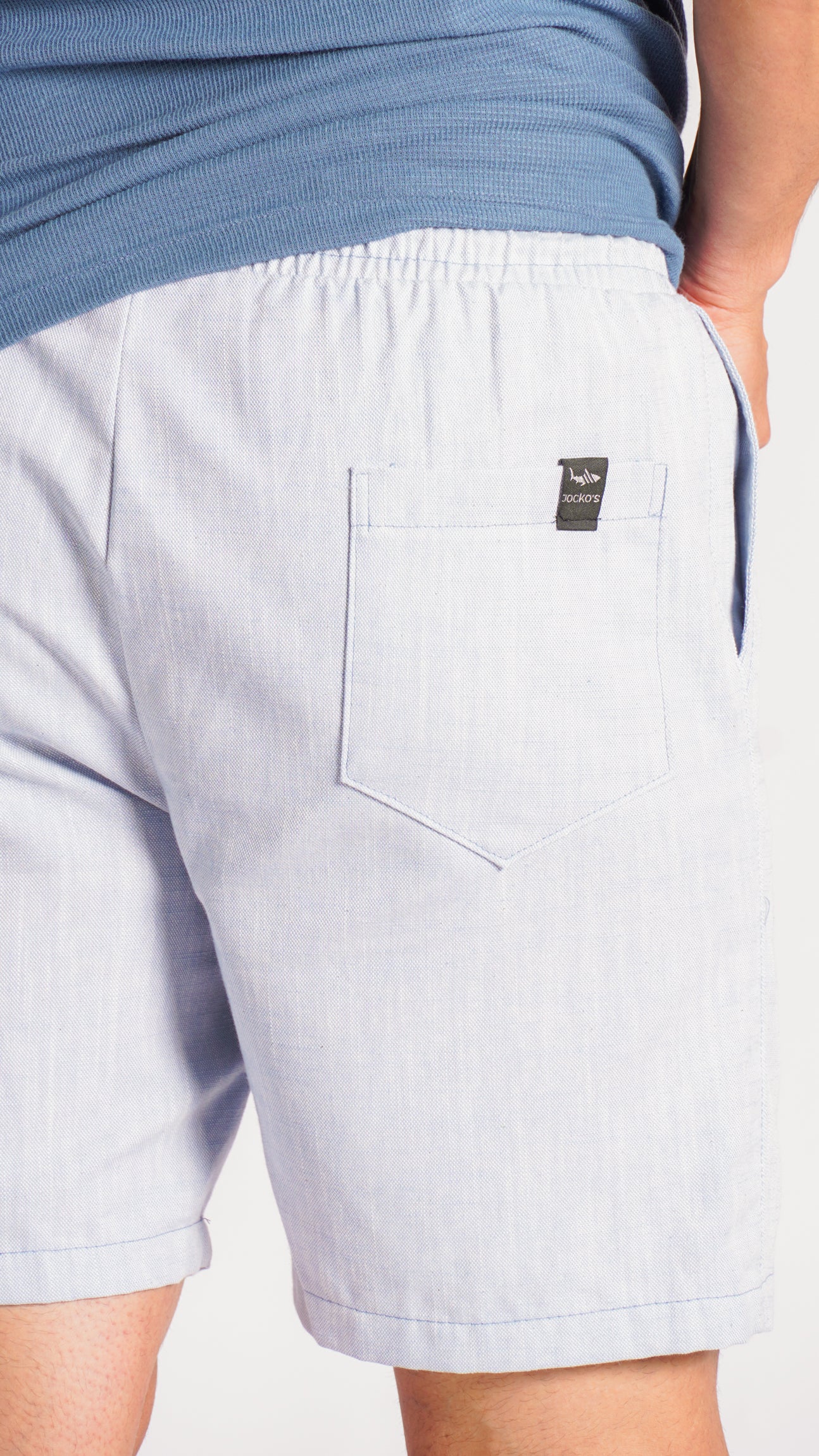 Bermuda Cotton Flamê - Azul