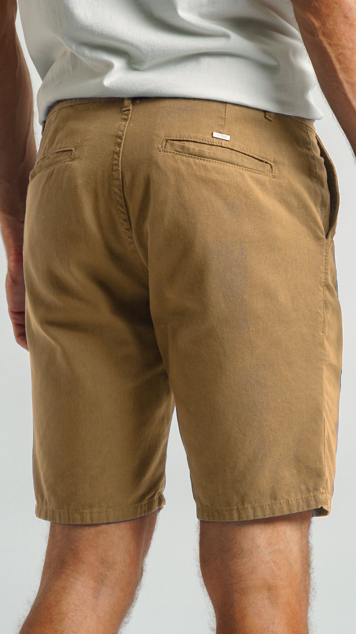 Bermuda Sarja Bolso Faca - Bege