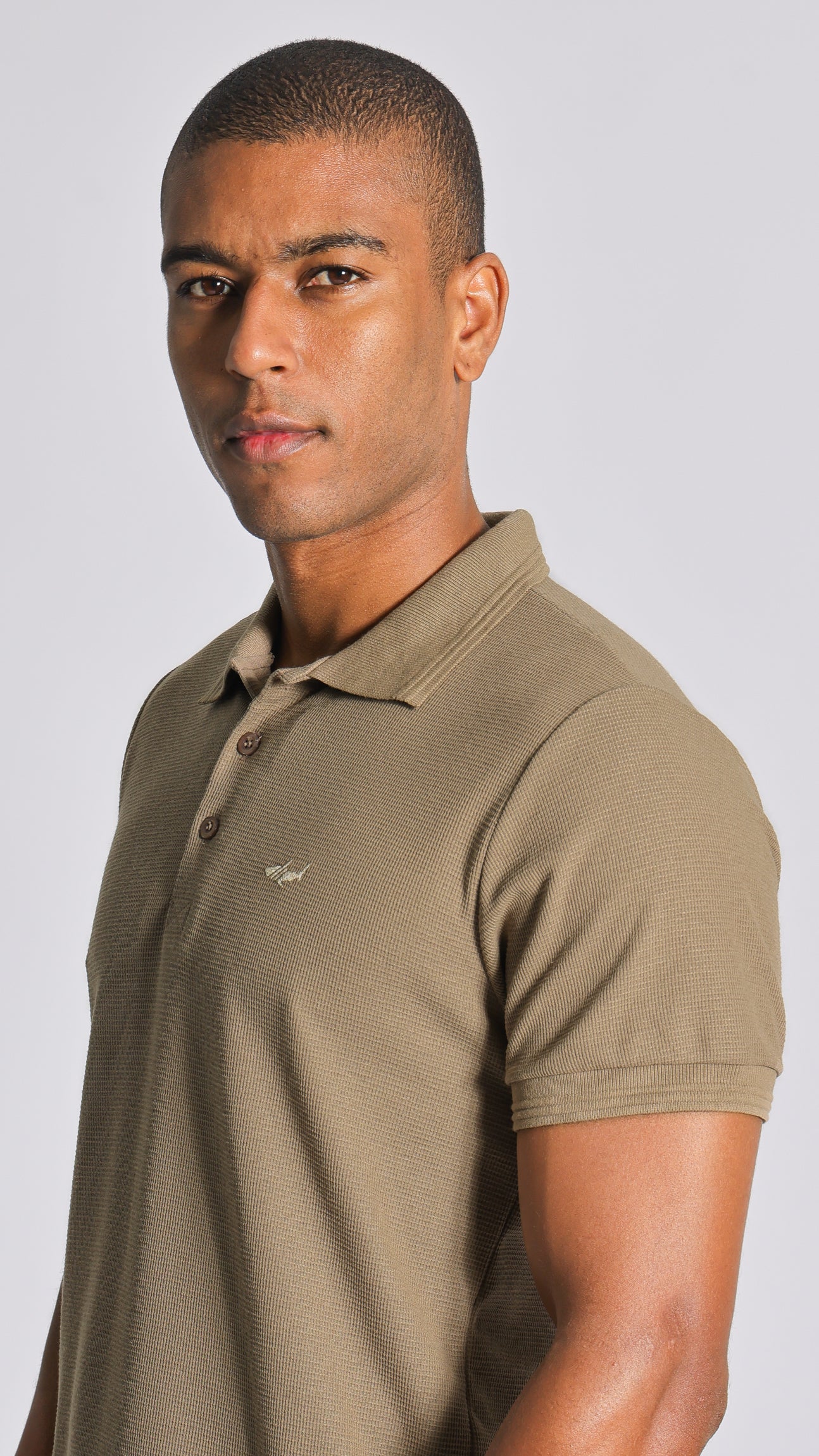 Camisa Polo Tricô Diamond - Marrom