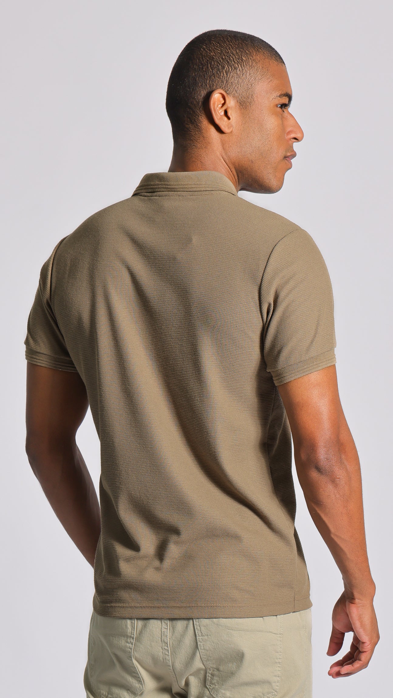 Camisa Polo Tricô Diamond - Marrom
