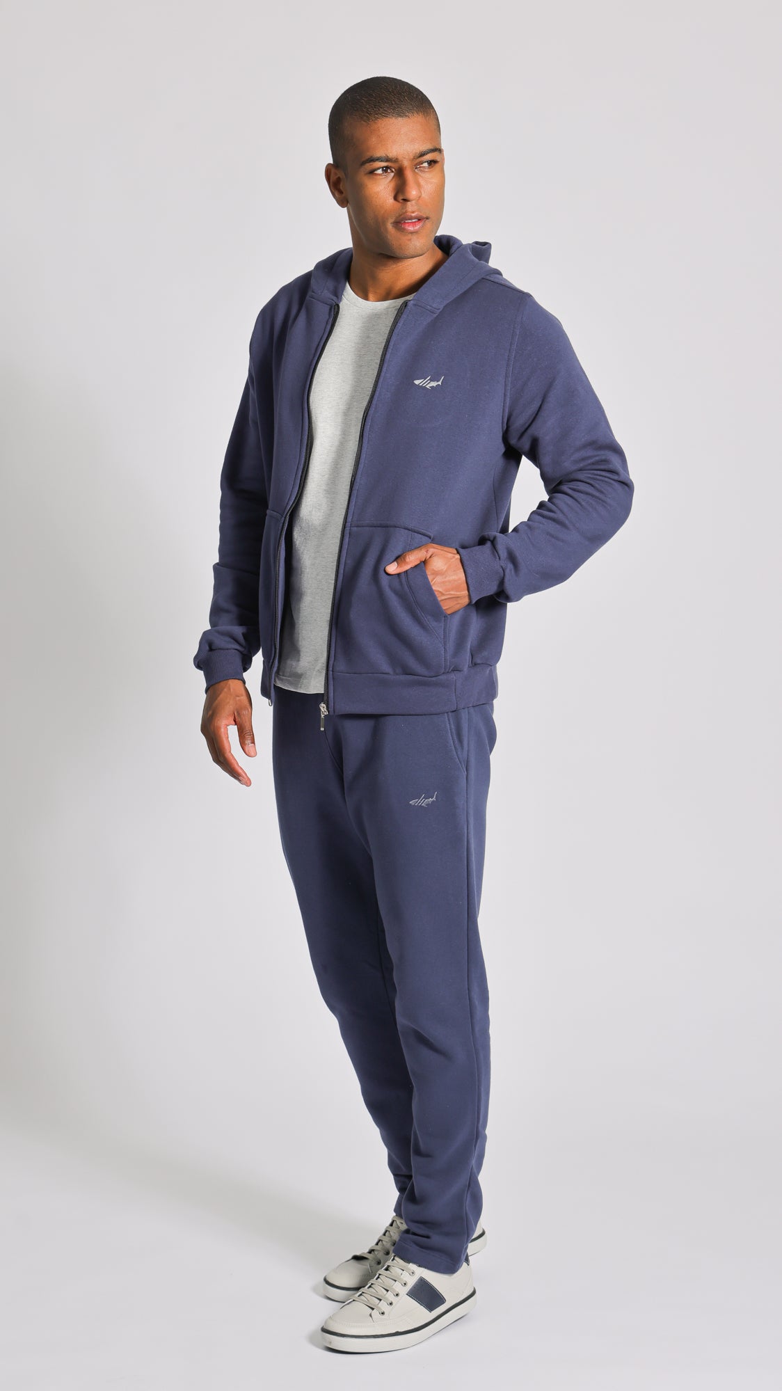 Calça Moletom Premium - Azul Marinho