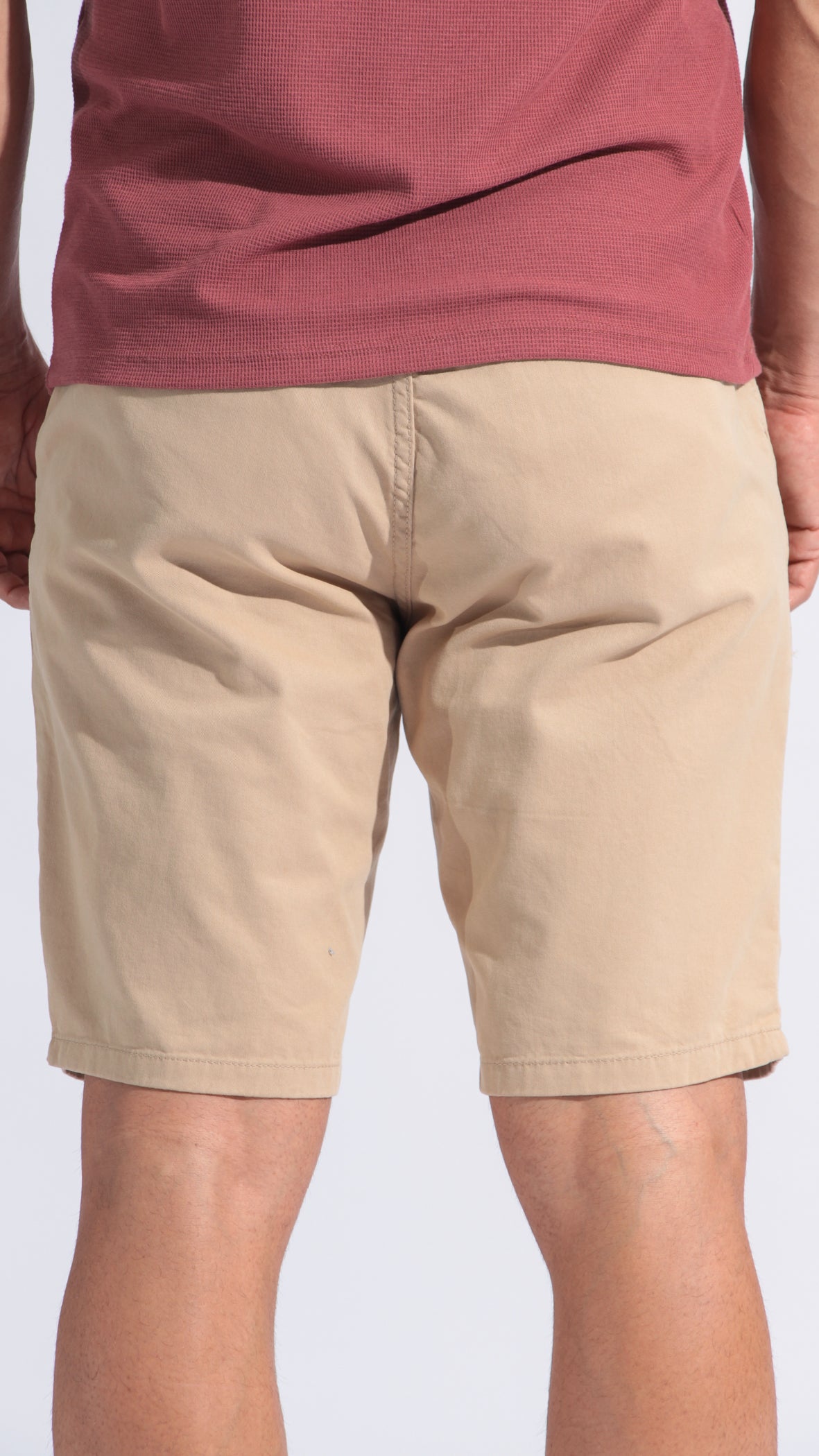 Bermuda Sarja Bolso Faca - Bege
