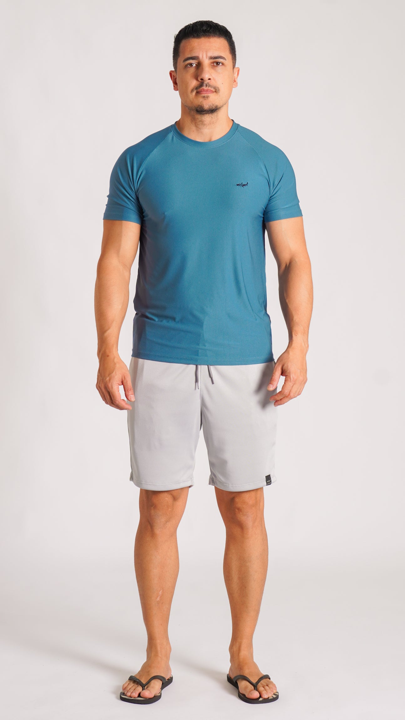 Camiseta Slim Dry Fit - Azul