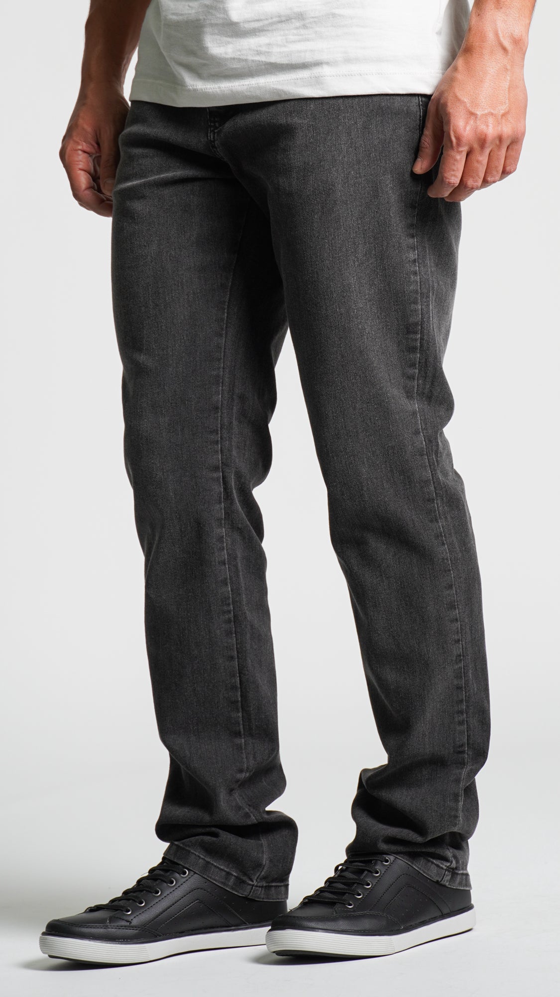 Calça Jeans - Preta Estonada