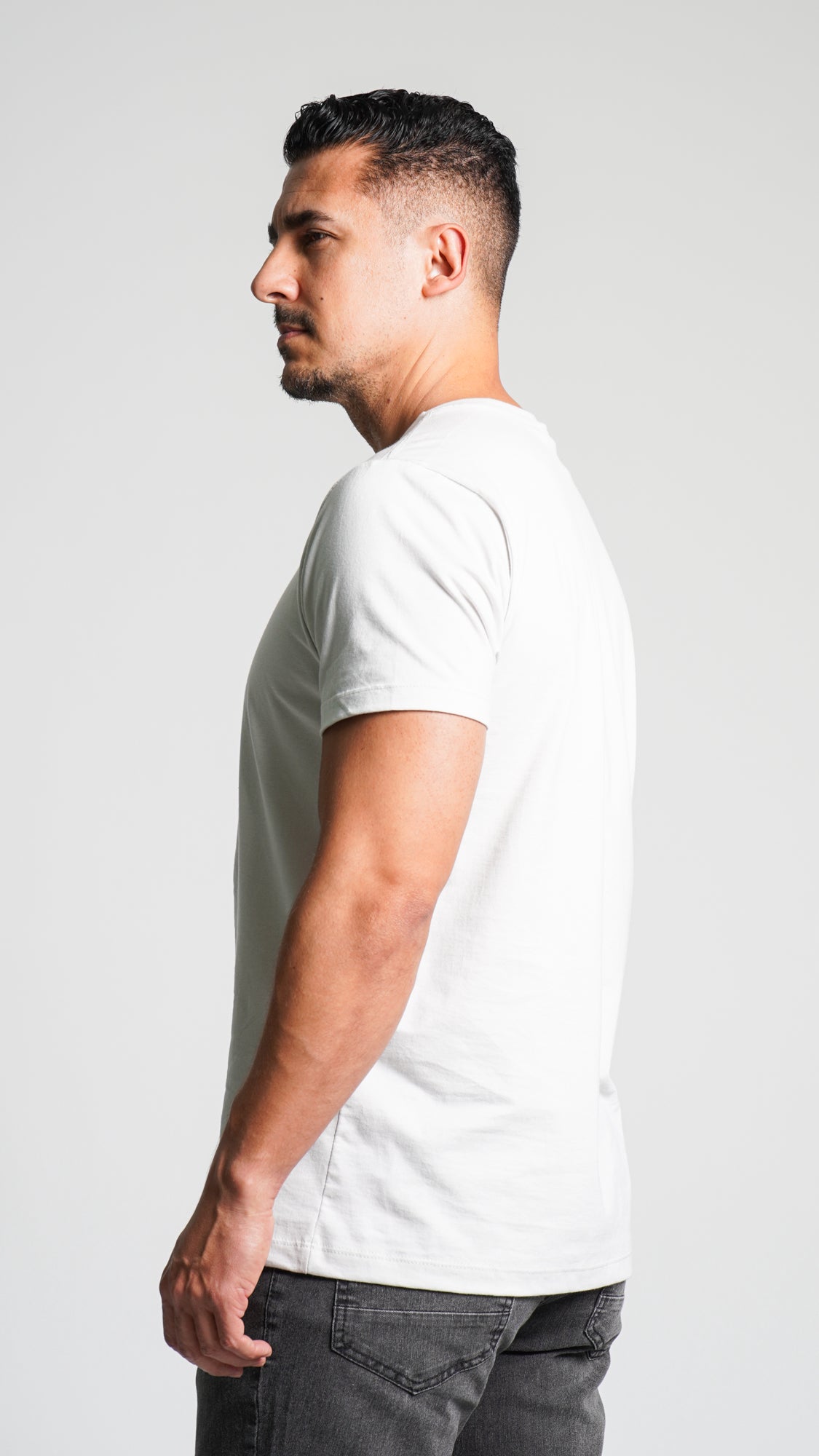 Camiseta Estampada Magnólia - Cinza