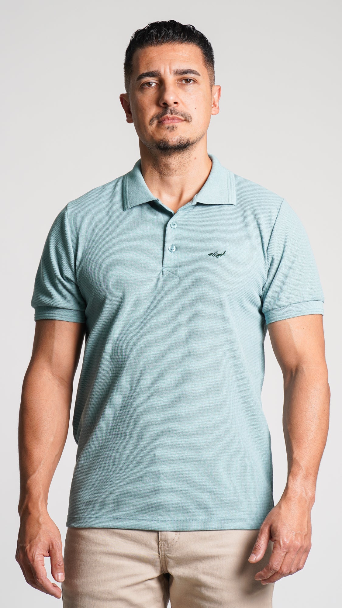 Camisa Polo Tricô Diamond - Verde