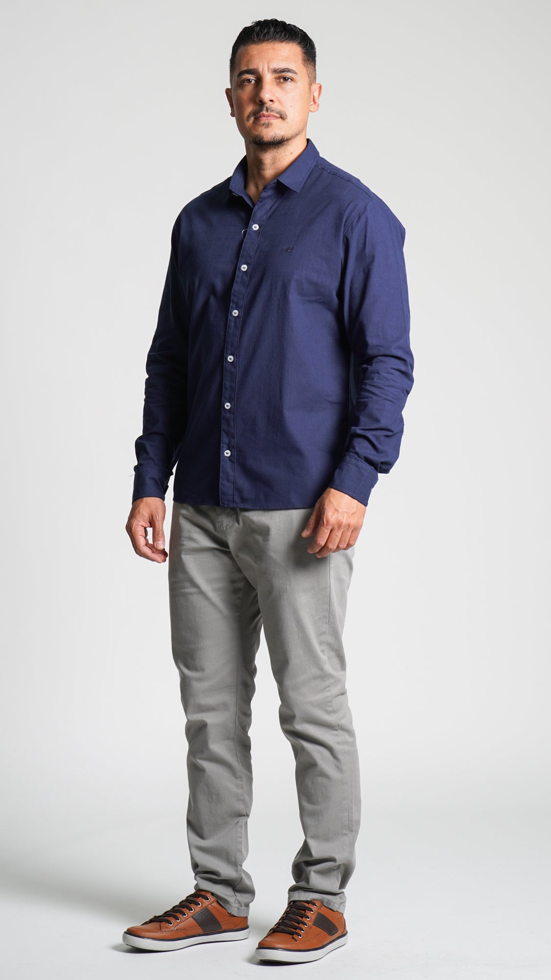 Camisa Manga Longa - Azul Marinho