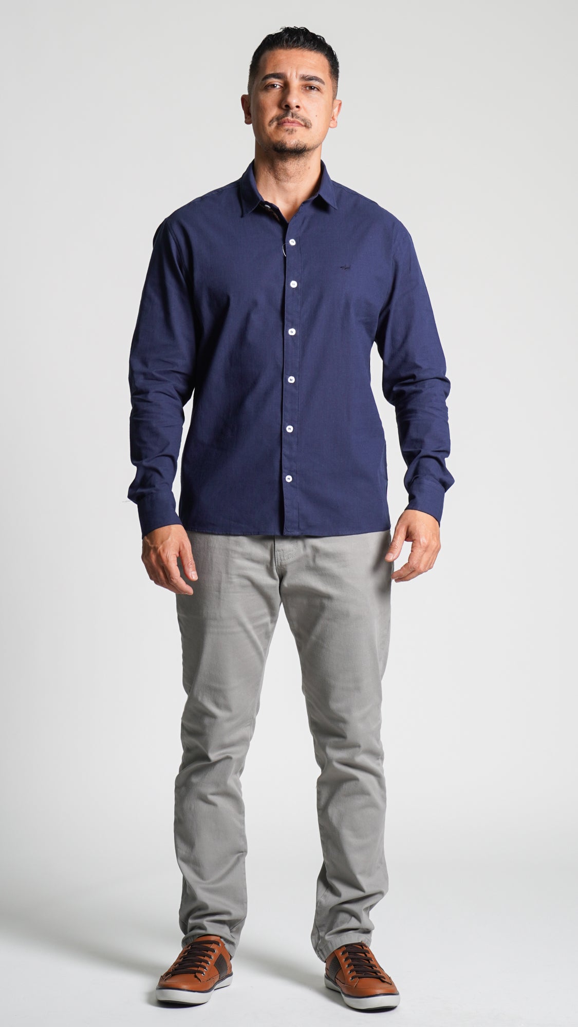 Camisa Manga Longa - Azul Marinho