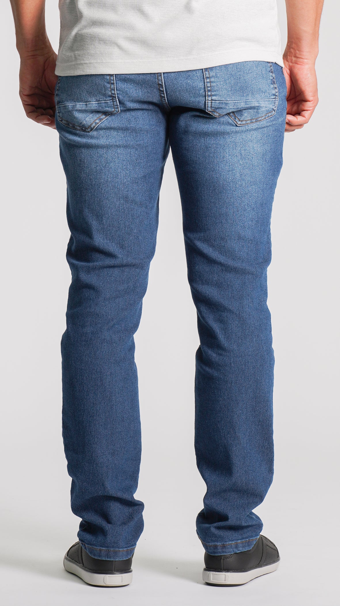 Calça Jeans - Escura Linha Caramelo