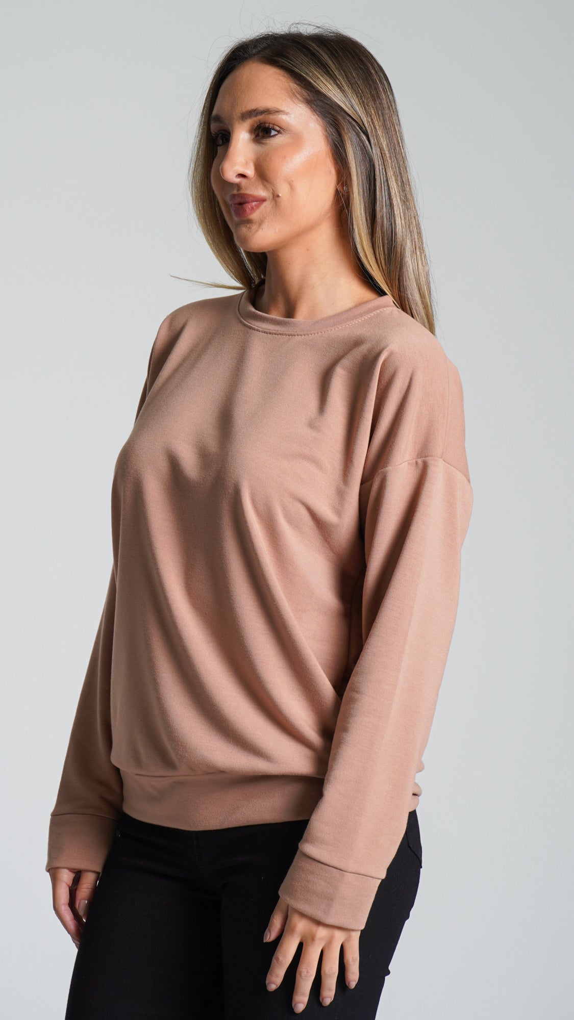 Blusa Moletinho Premium Careca - Nude