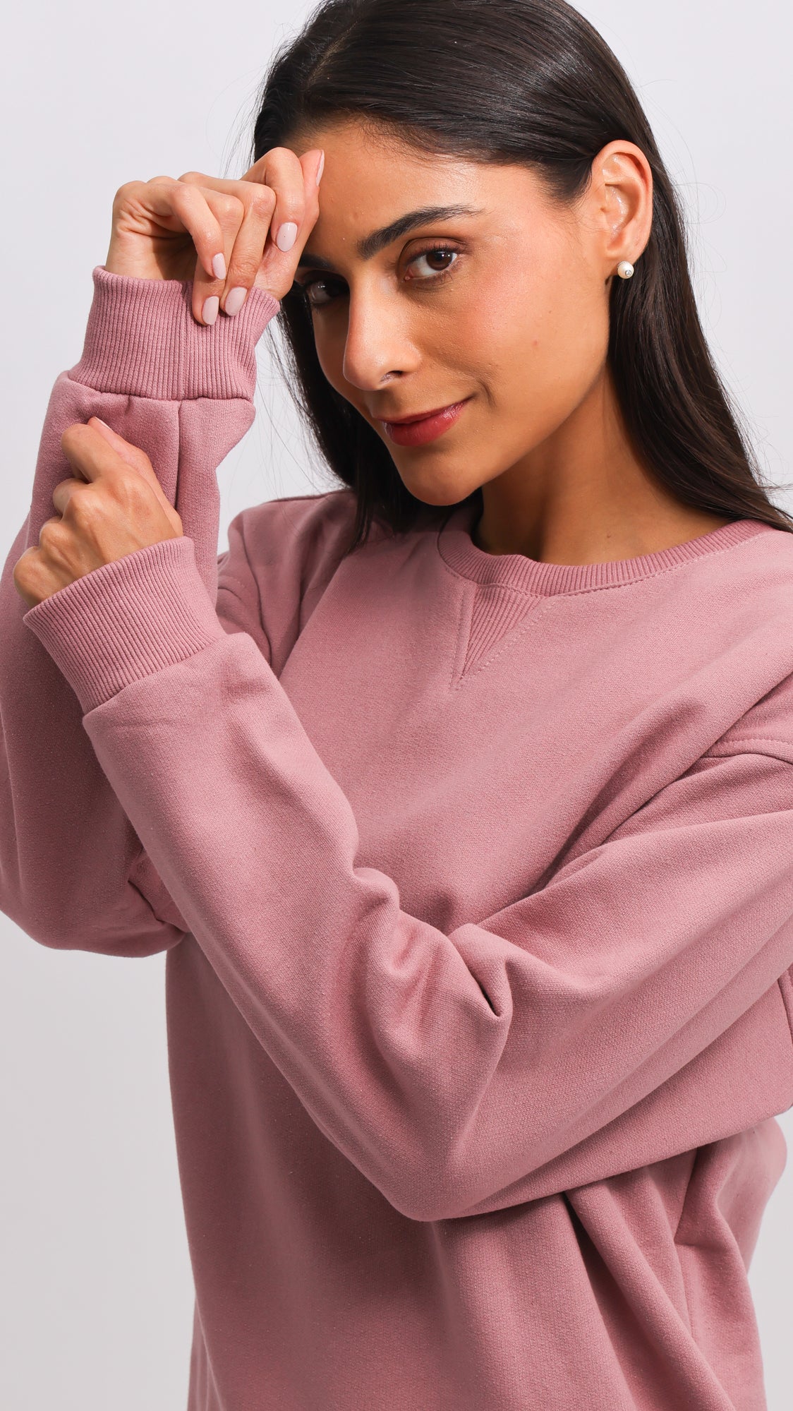 Moletom Ribana - Rosa