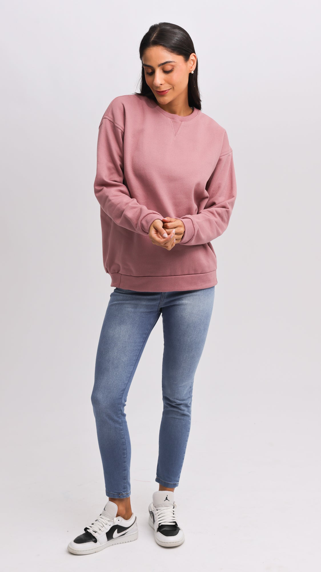 Moletom Ribana - Rosa