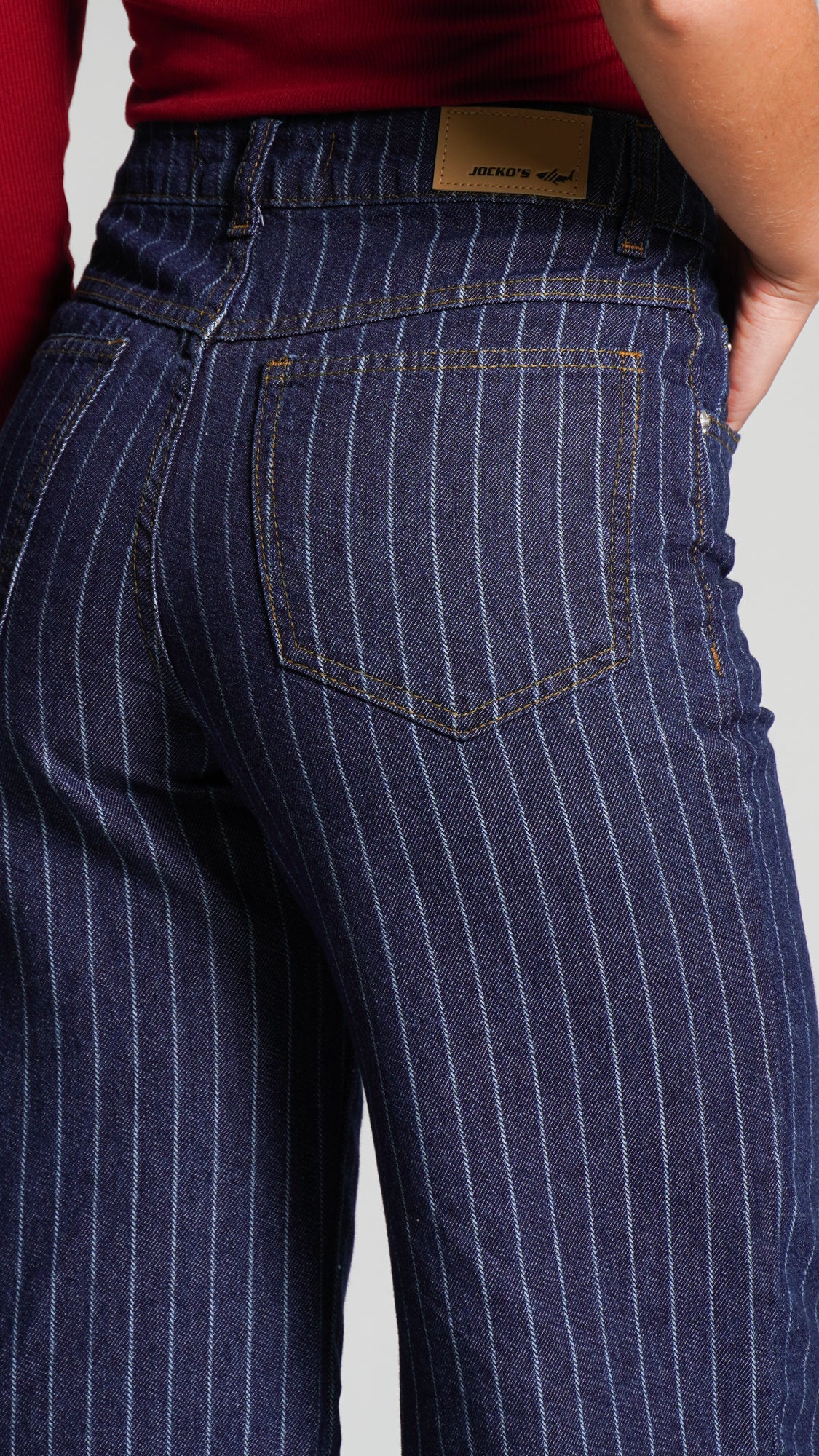 Calça Jeans Reta - Risca de Giz