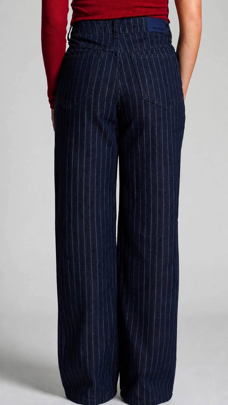 Calça Jeans Reta - Risca de Giz