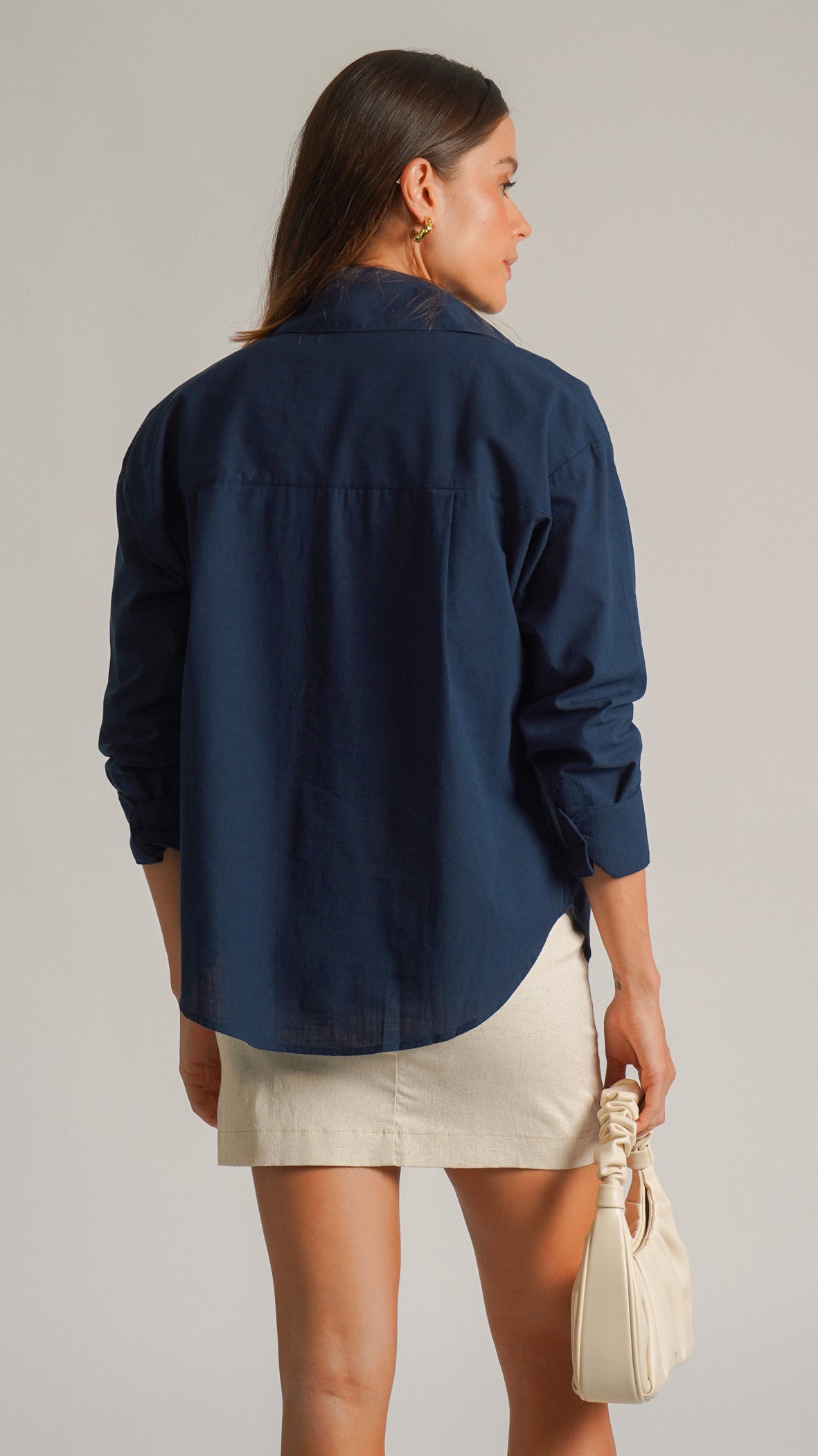 Camisa Manga Longa - Azul Marinho