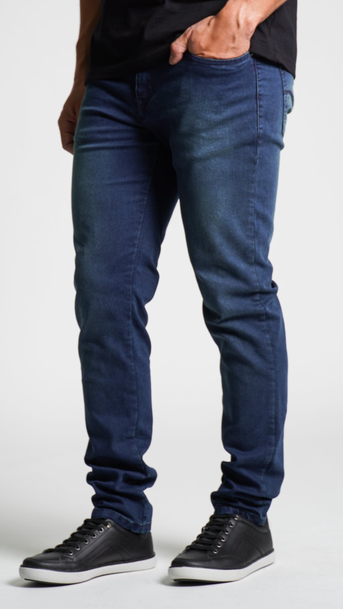 Calça Jeans - Escura Linha Azul