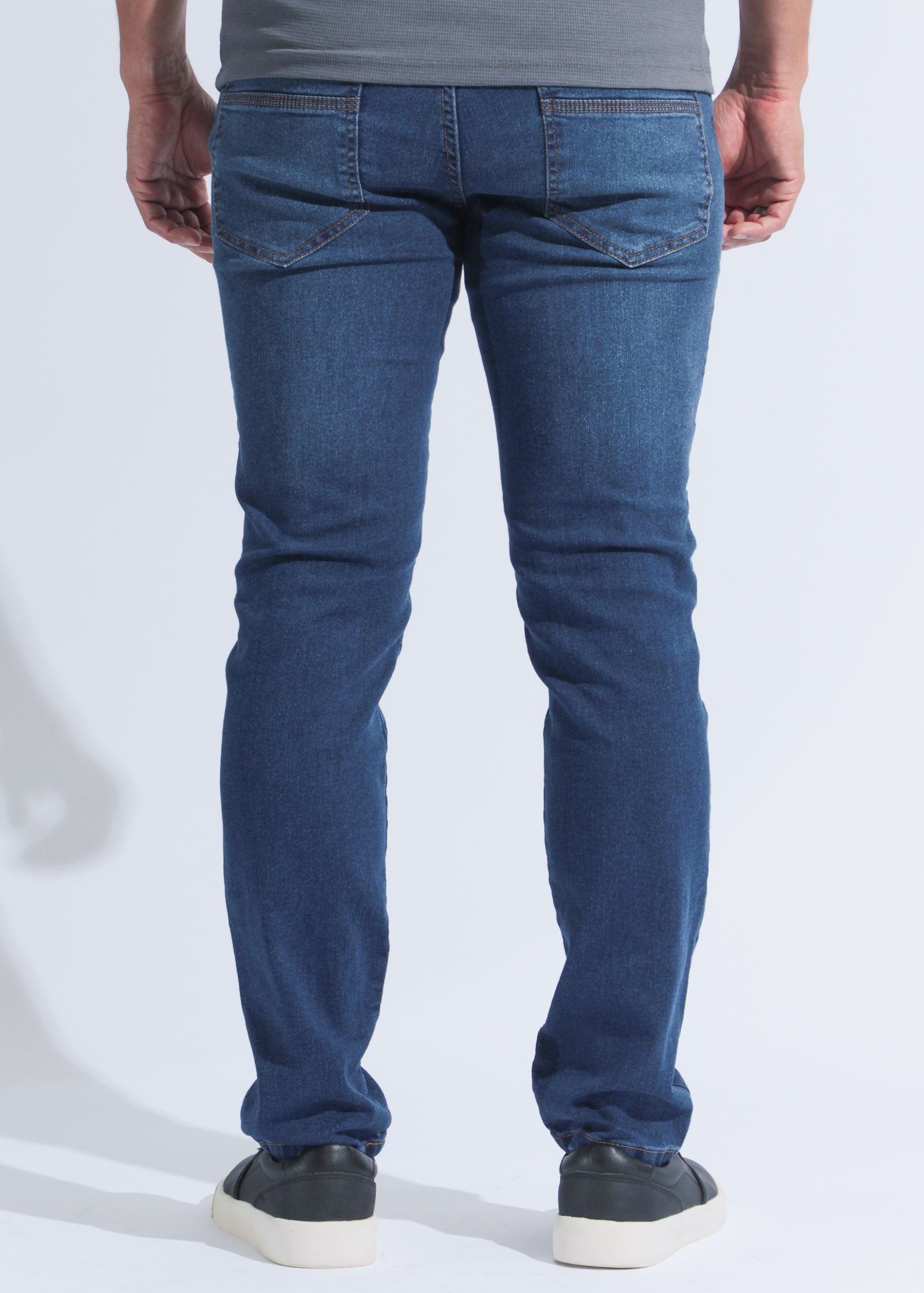 Calça Jeans - Escura Linha Caramelo