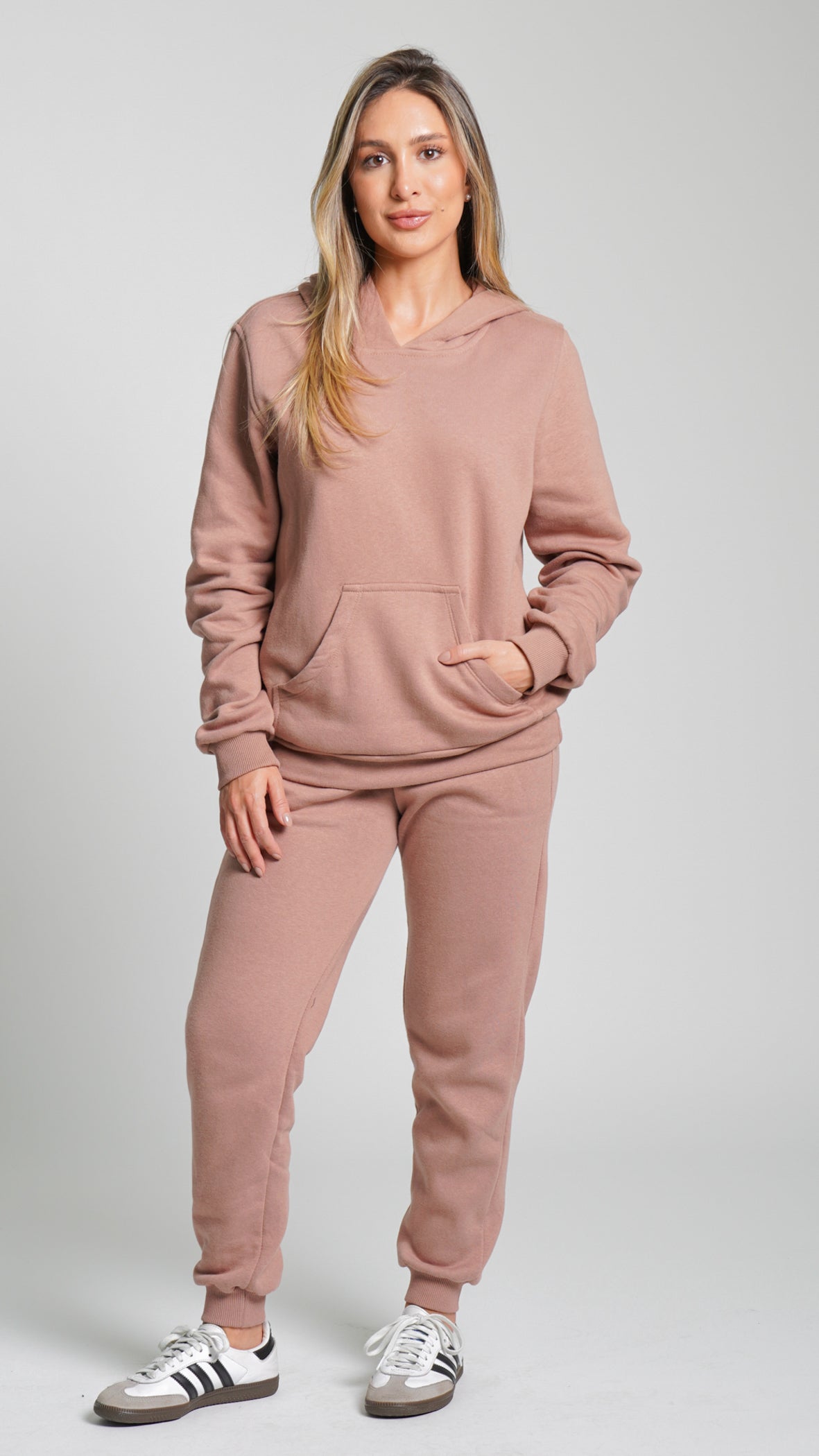 Moletom Canguru Premium - Nude