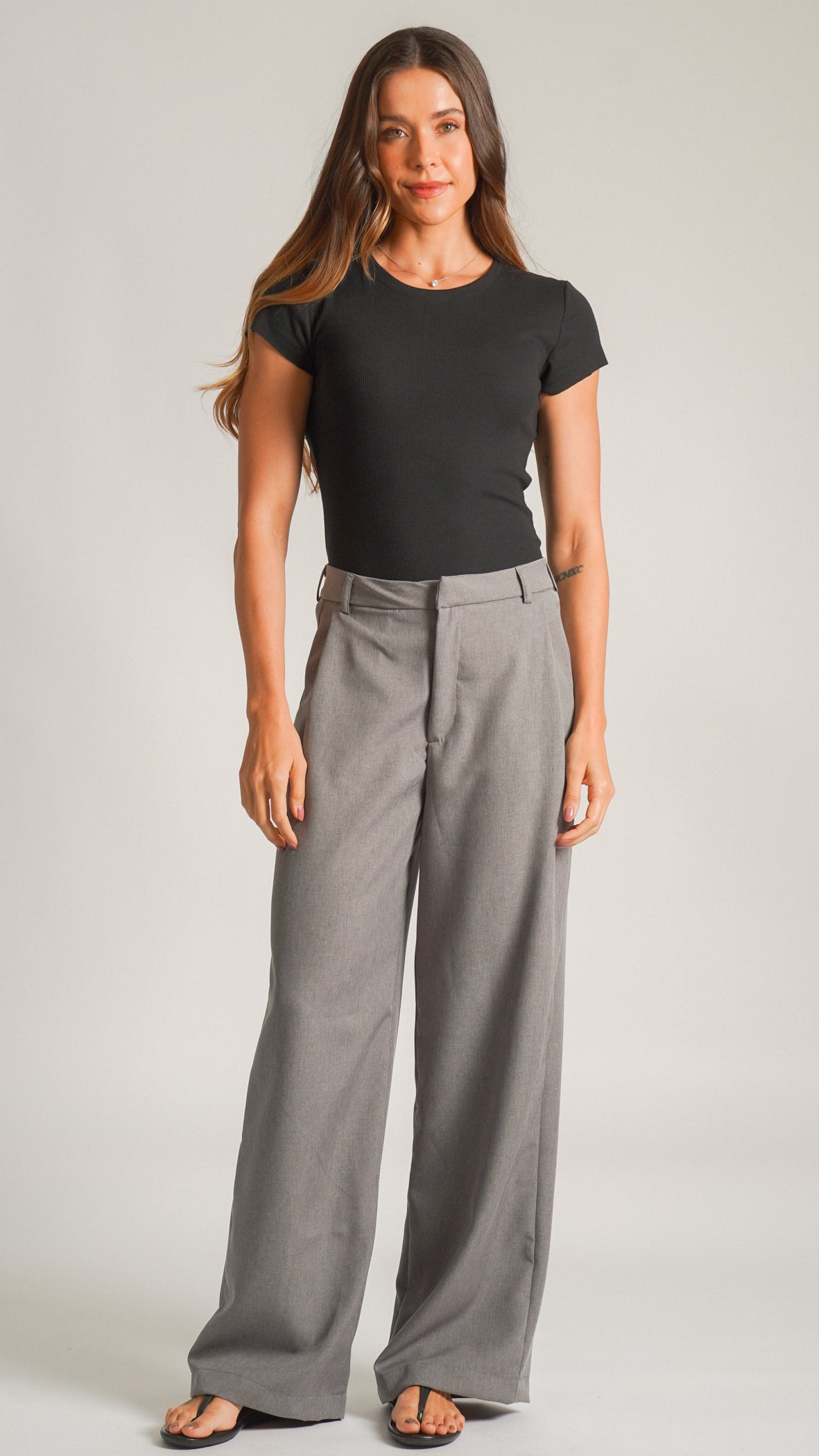 Blusa Manga Japonesa Canelada - Preta