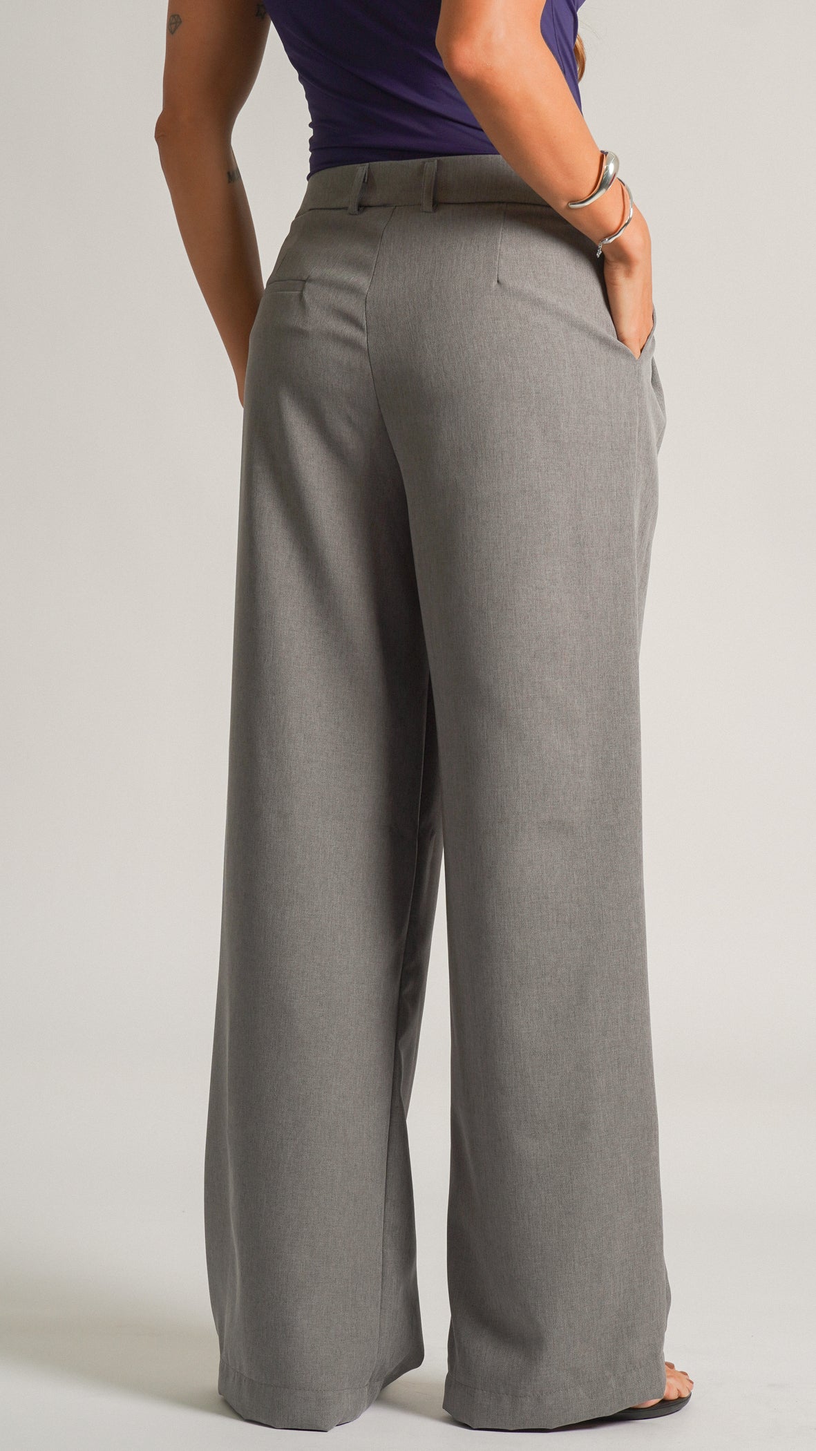 Calça Alfaiataria Premium - Cinza