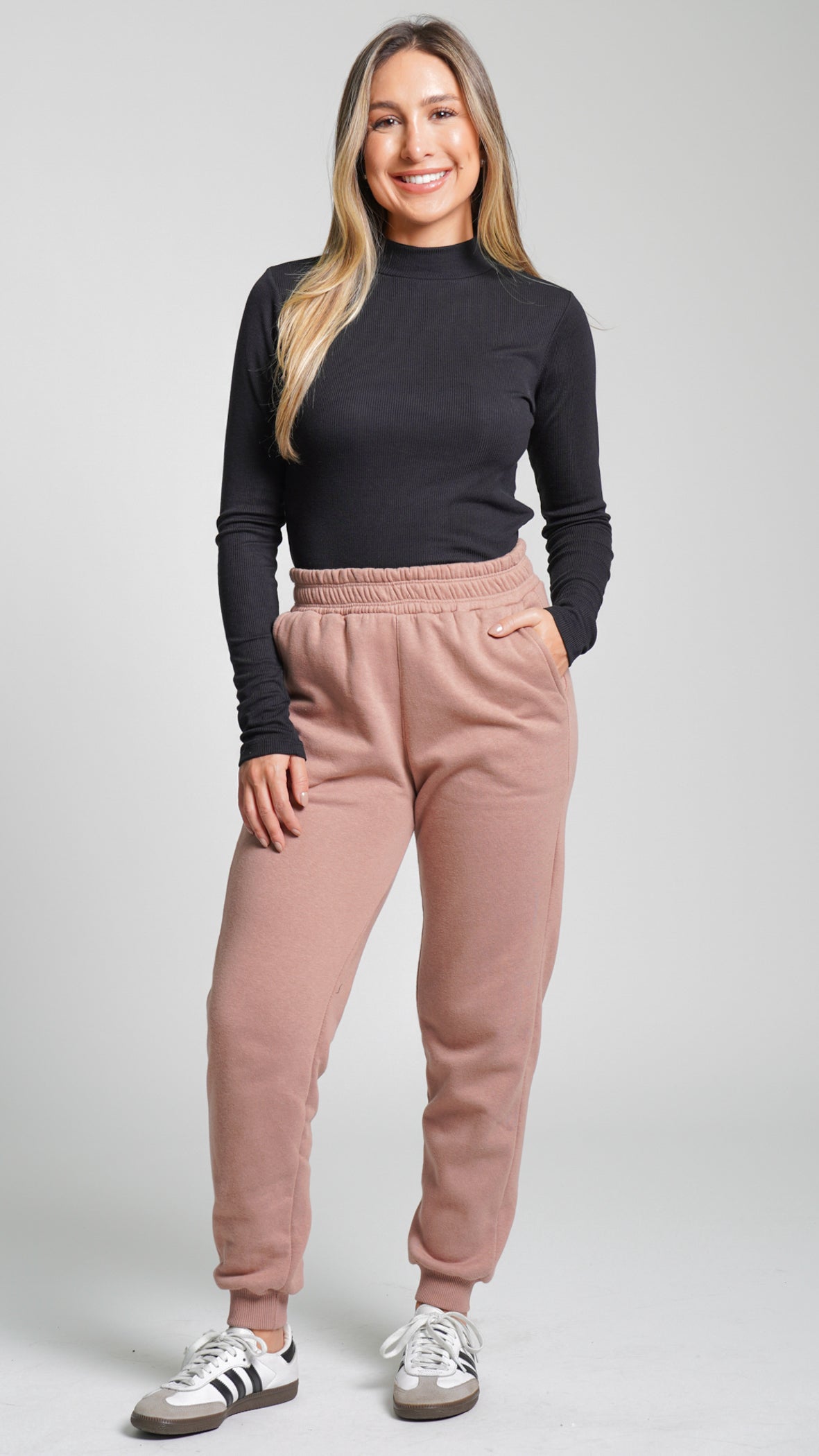 Calça Moletom Premium - Nude