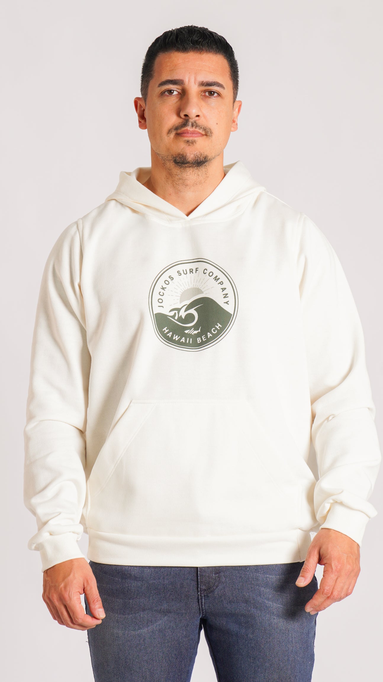 Moletom Canguru Premium - Off White