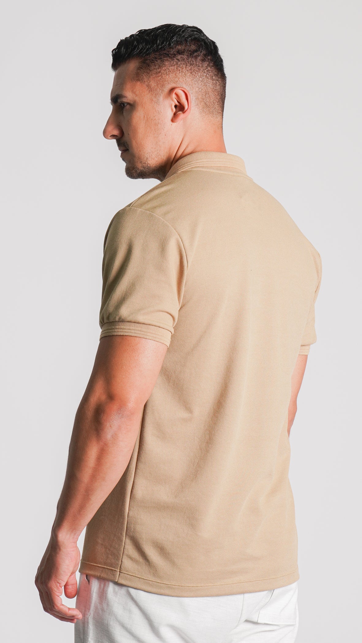 Camisa Polo Piquet - Bege