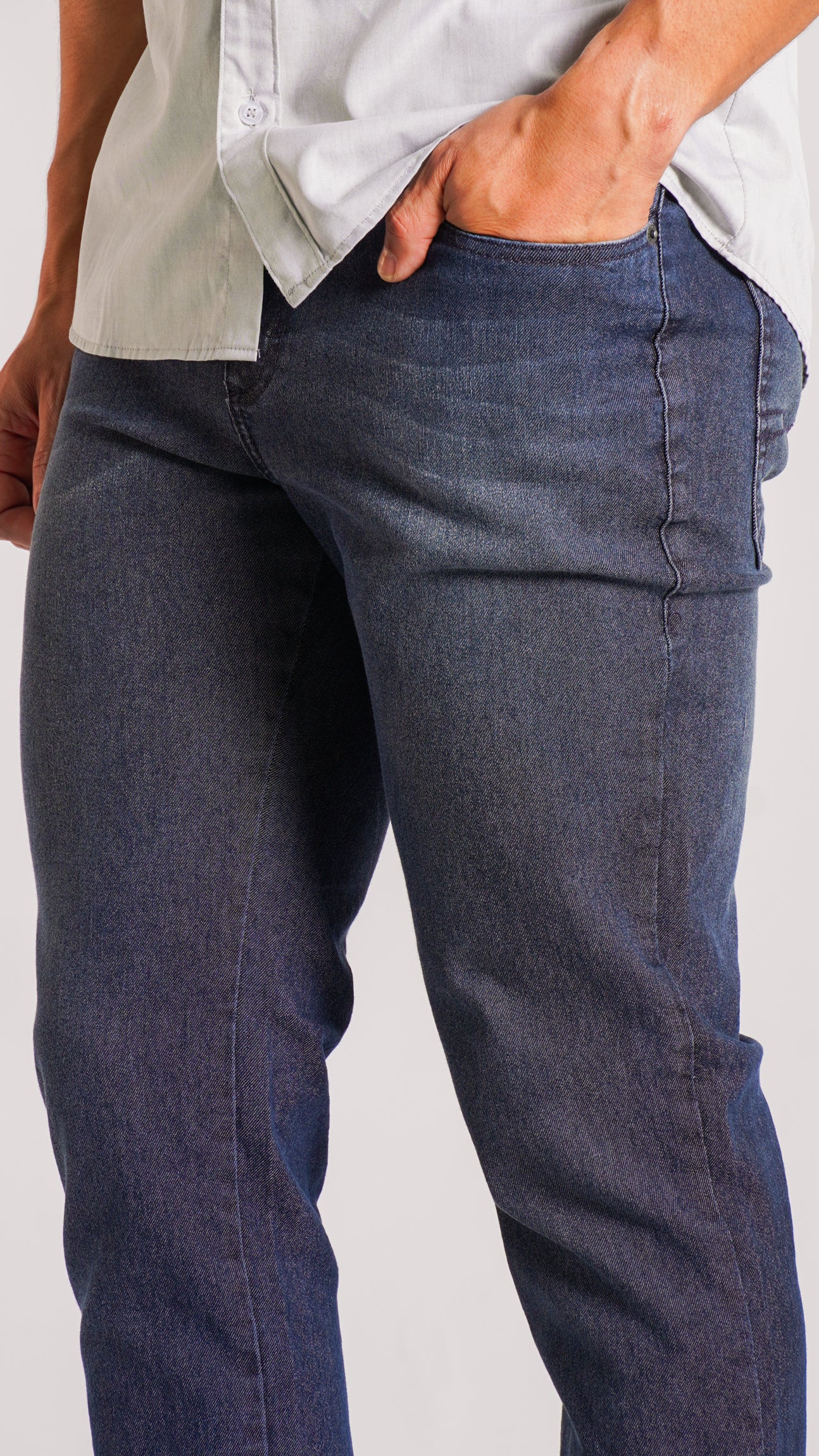 Calça Jeans - Escura Linha Azul
