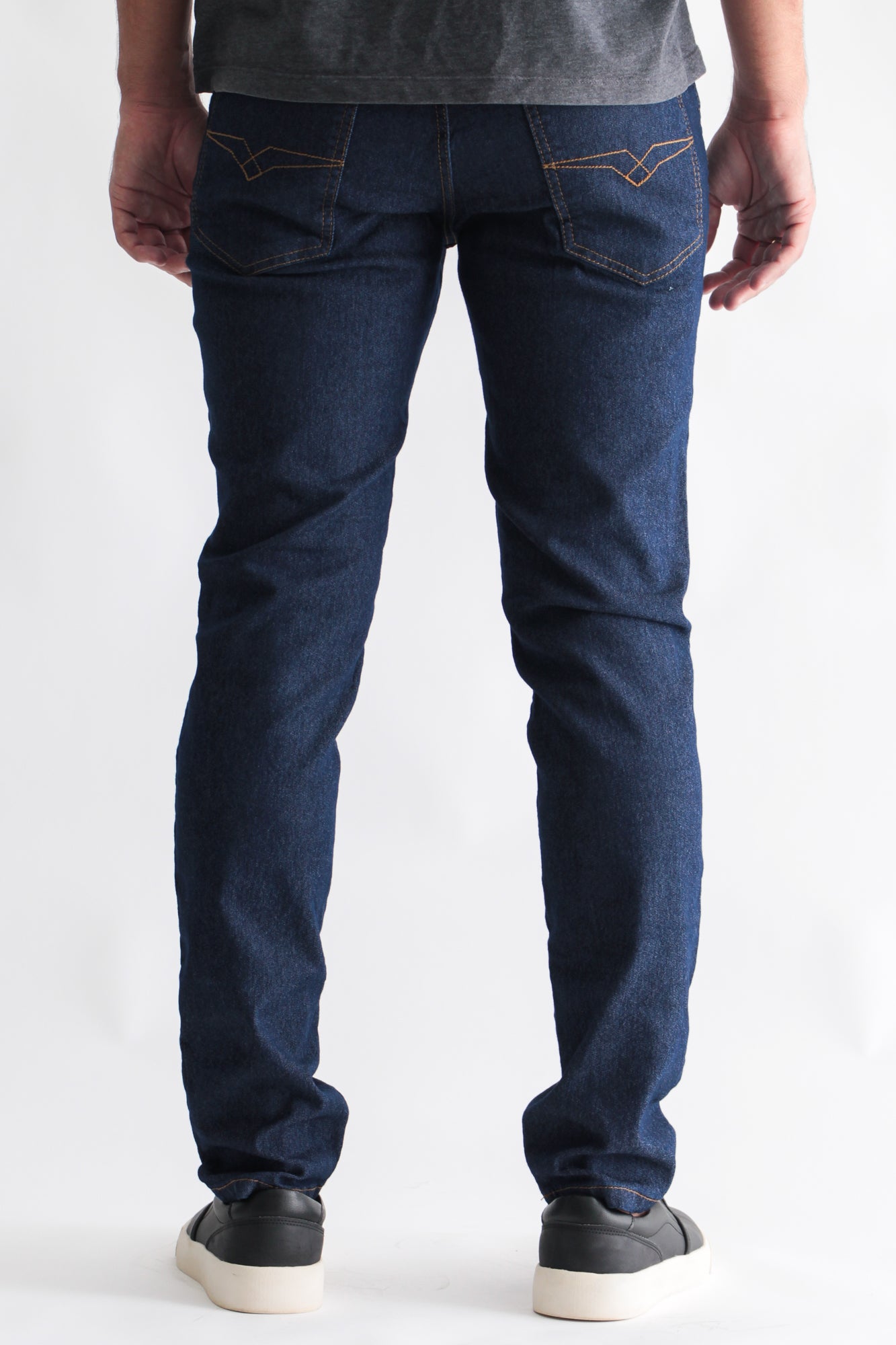 Calça Jeans - Escura Linha Caramelo