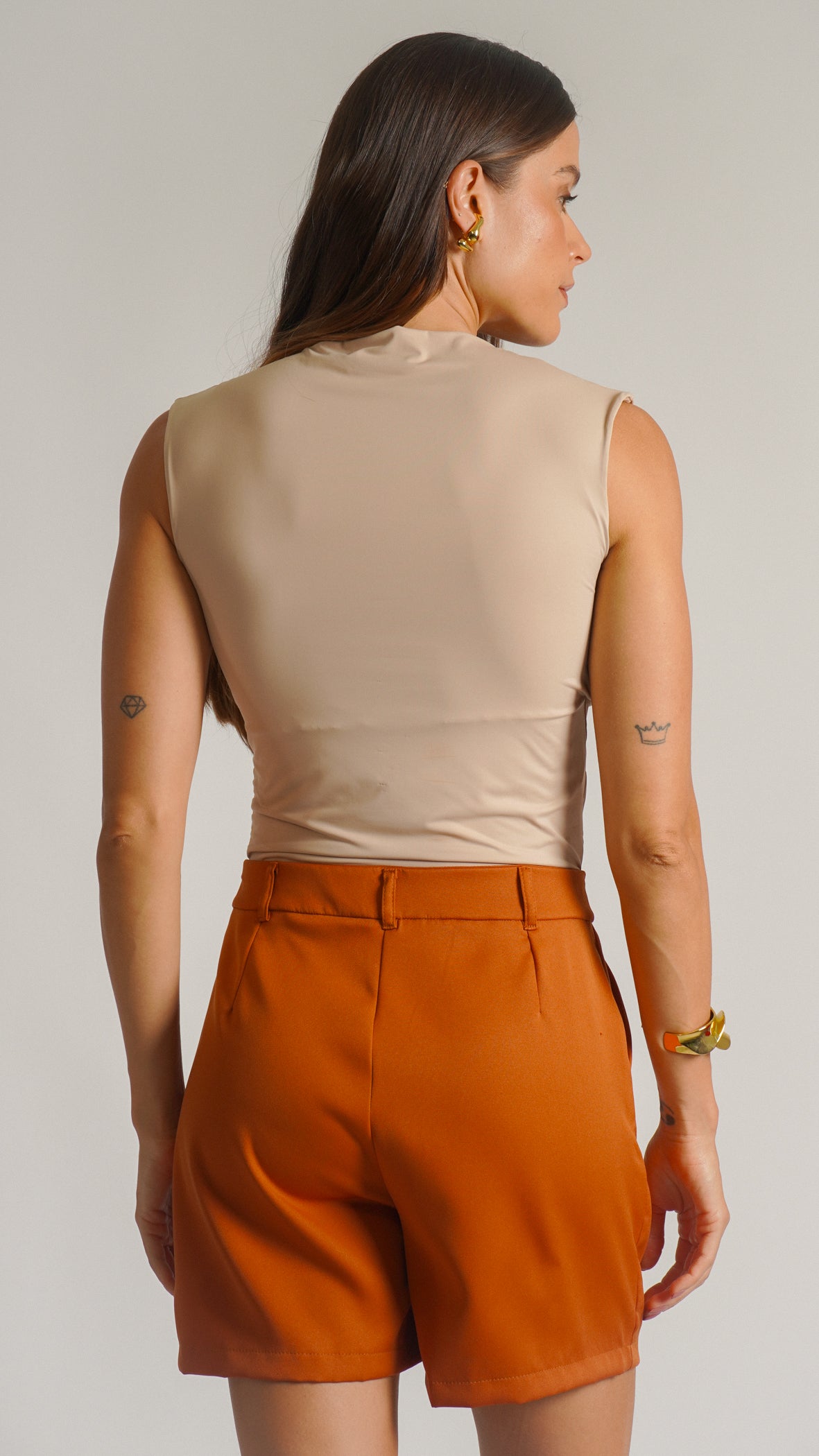 Bermuda Alfaiataria - Telha