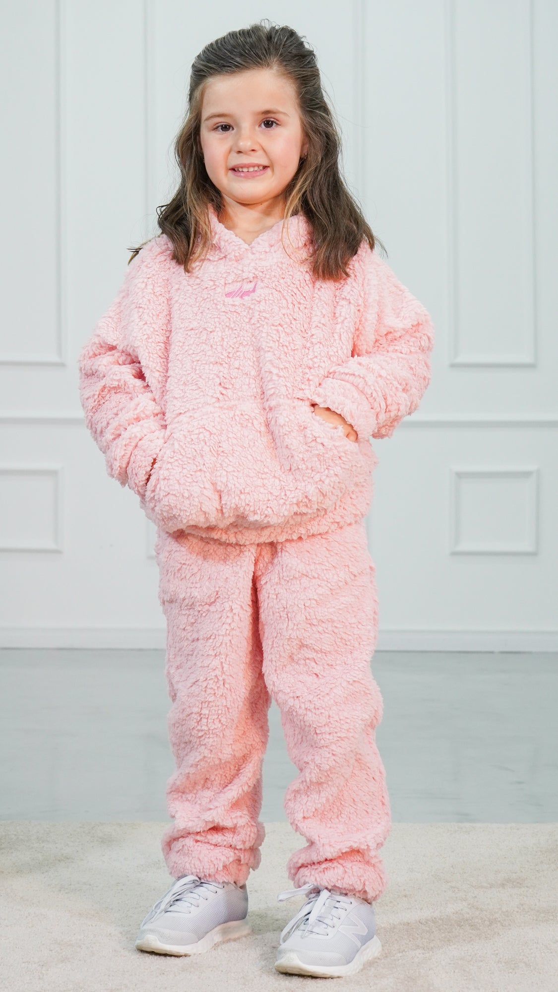 Calça Sherpa Kids - Rosa