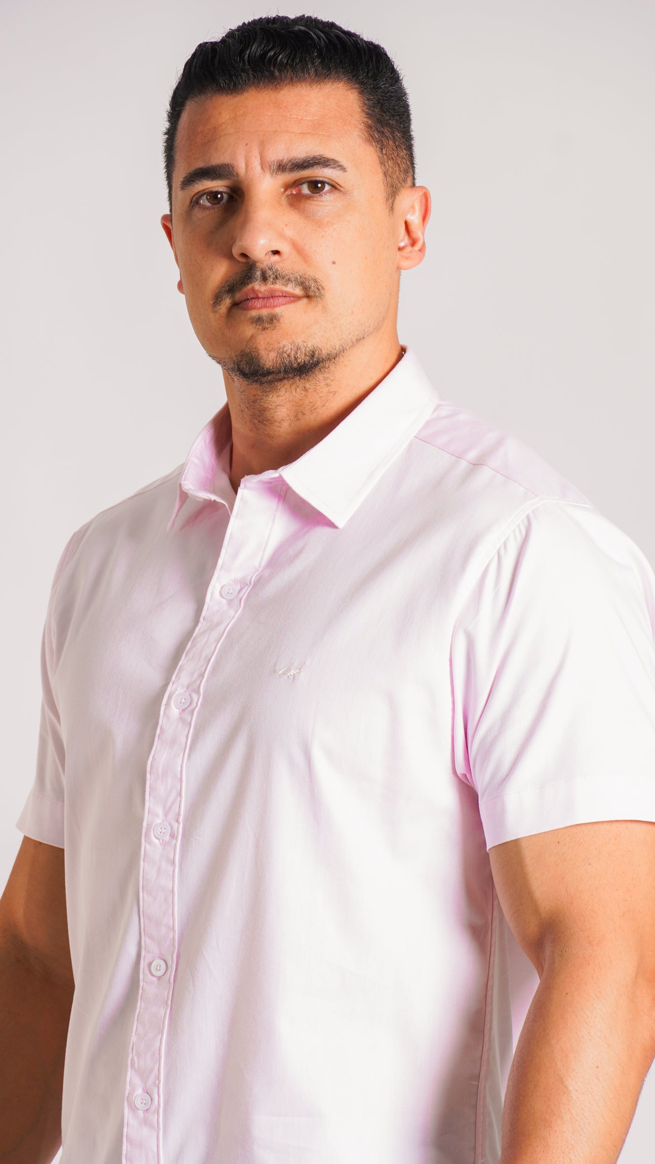 Camisa Manga Curta - Rosa