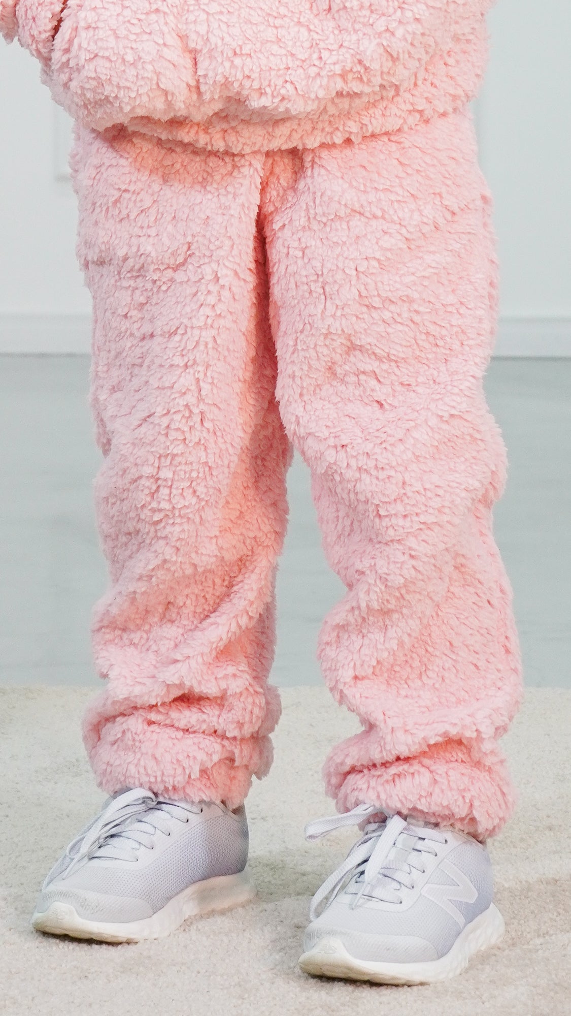 Calça Sherpa Kids - Rosa