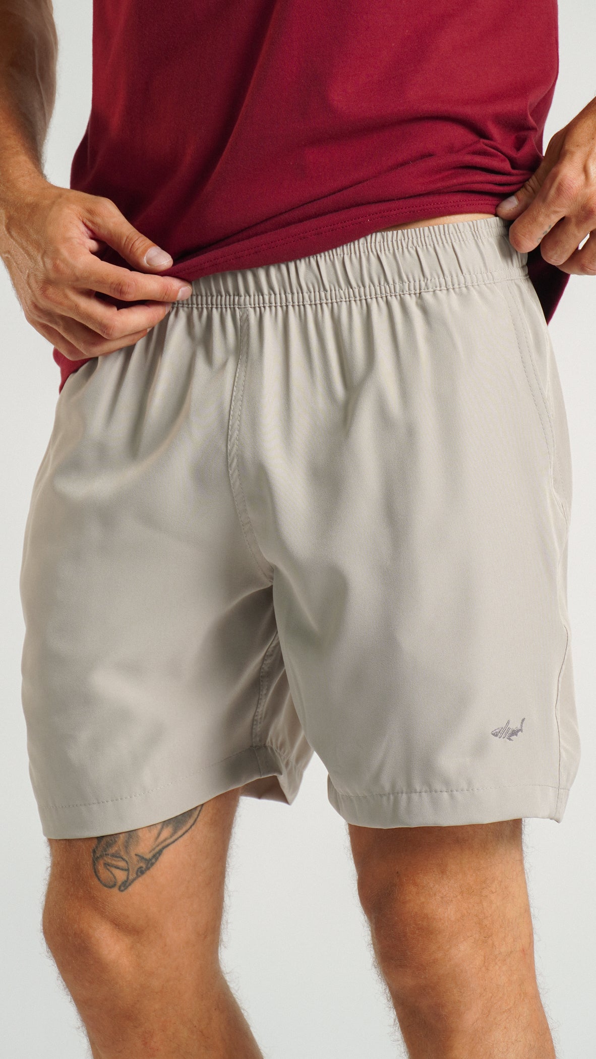 Bermuda Microfibra Básica - Cinza